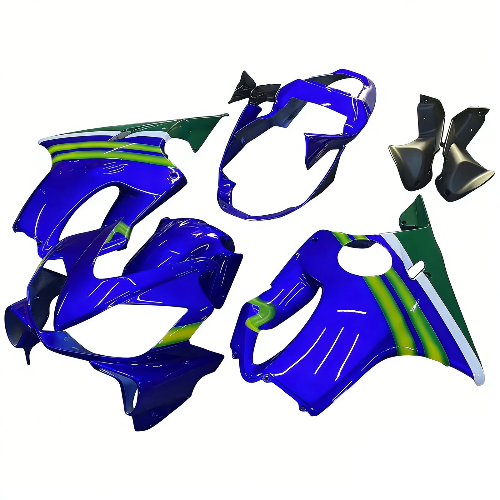 Fairings 2001-2003 Honda CBR 600 F4i Blue & Green Movistar Generic