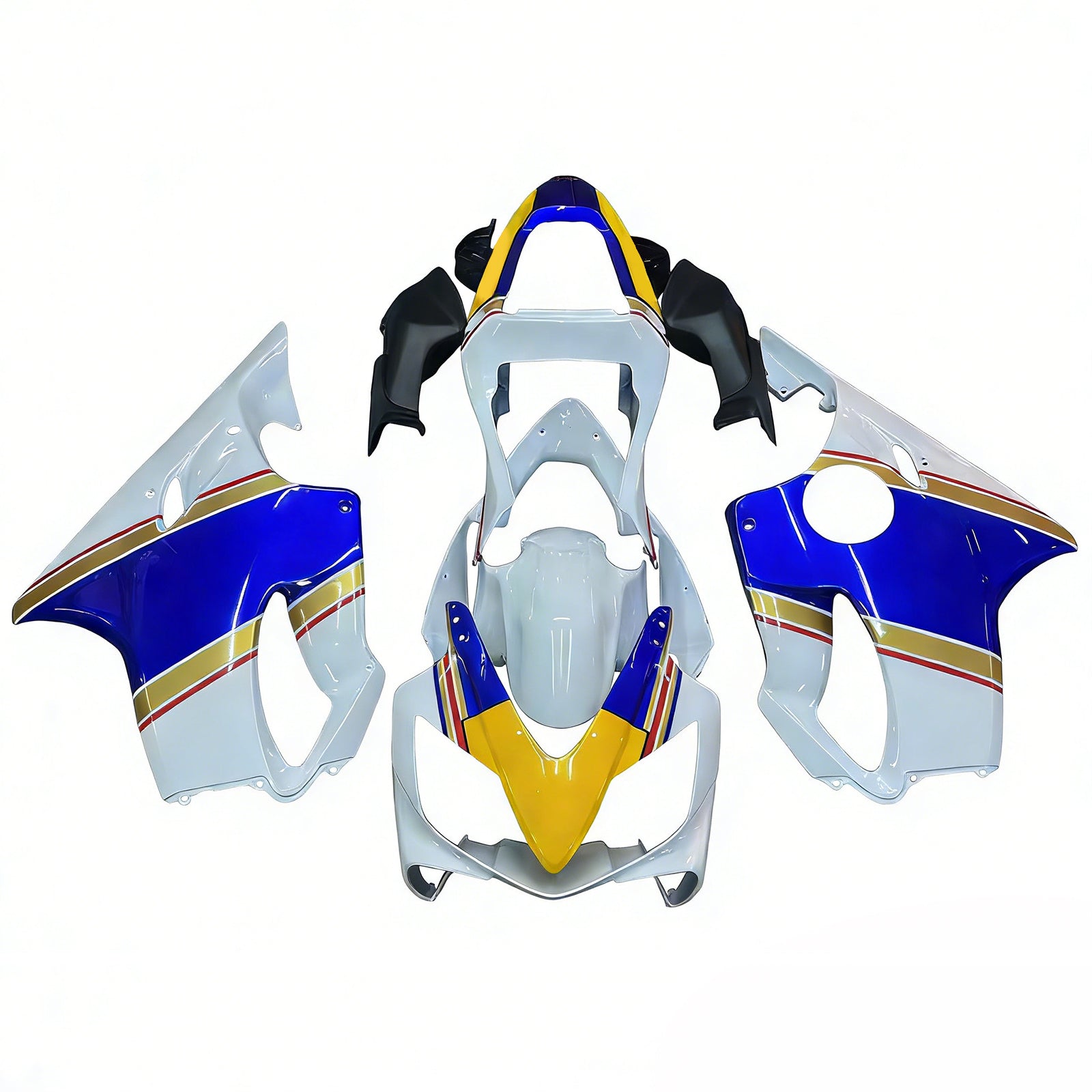 Fairings 2001-2003 Honda CBR 600 F4i White Rothmans Honda Generic