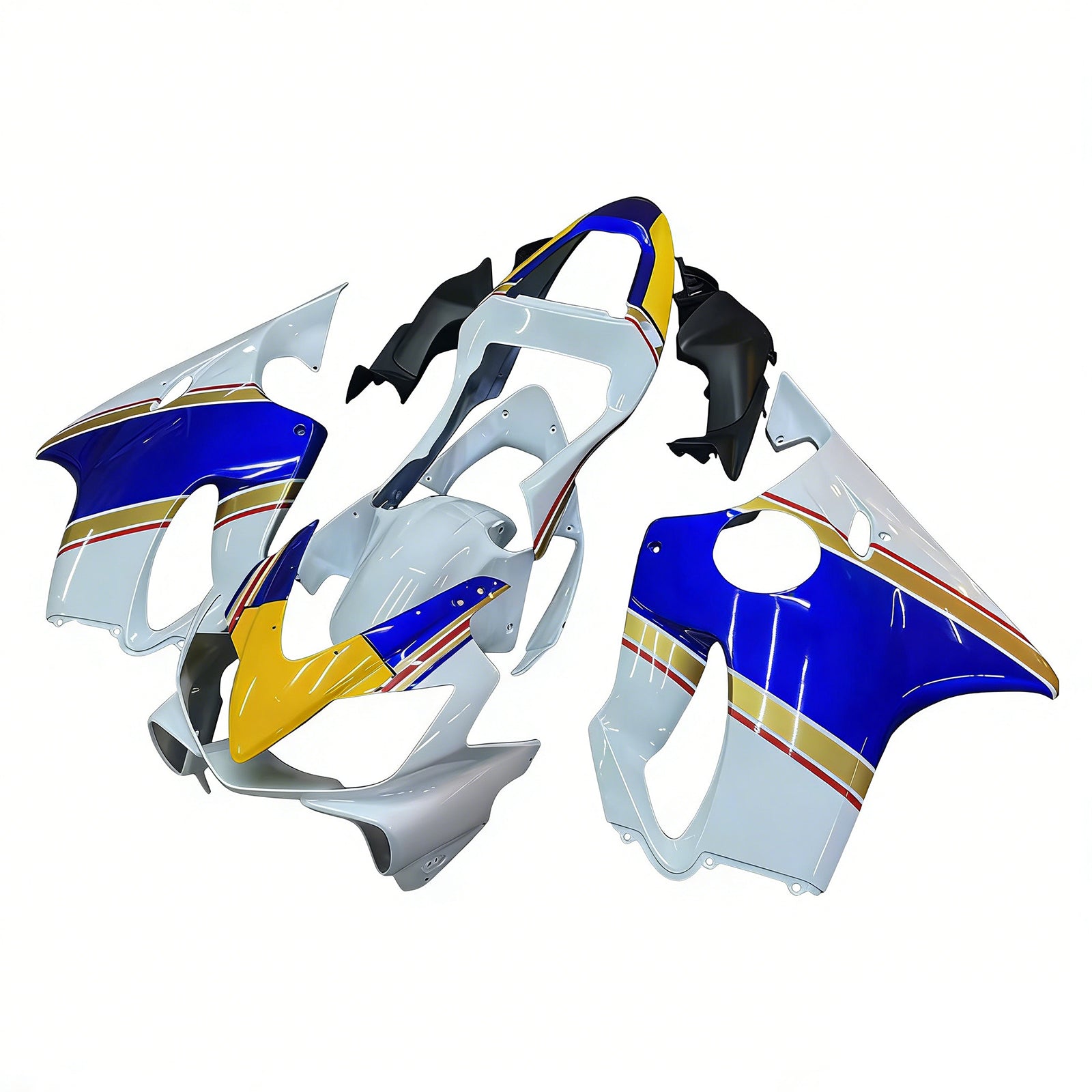 Fairings 2001-2003 Honda CBR 600 F4i White Rothmans Honda Generic