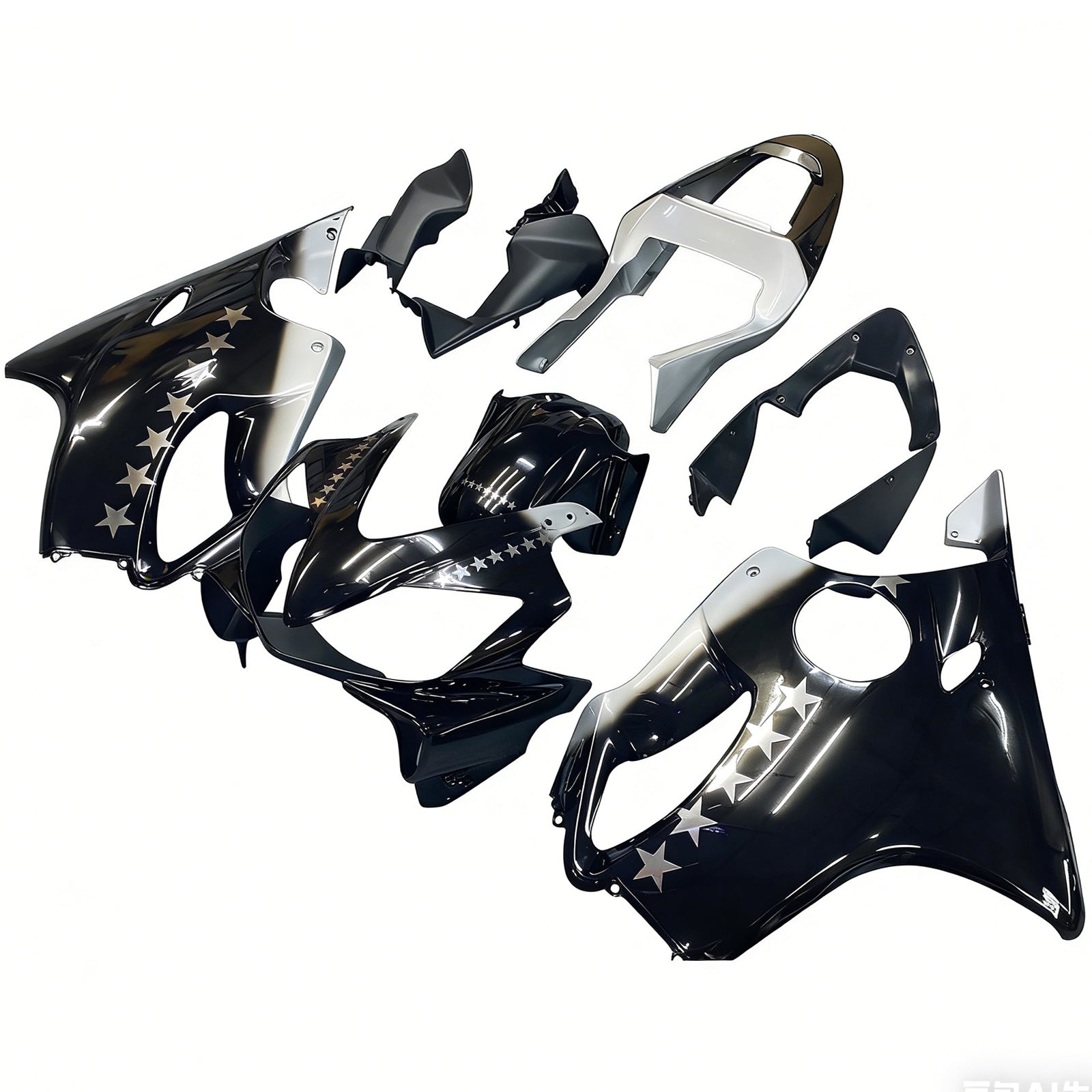 Fairings 2001-2003 Honda CBR 600 F4i Black SevenStars