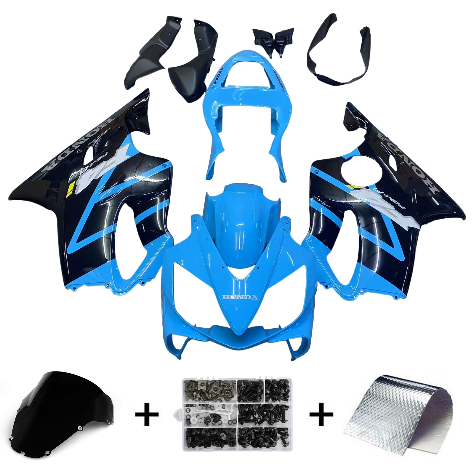 Honda CBR600 F4i 2001-2003 Fairing Kit Bodywork Plastic ABS