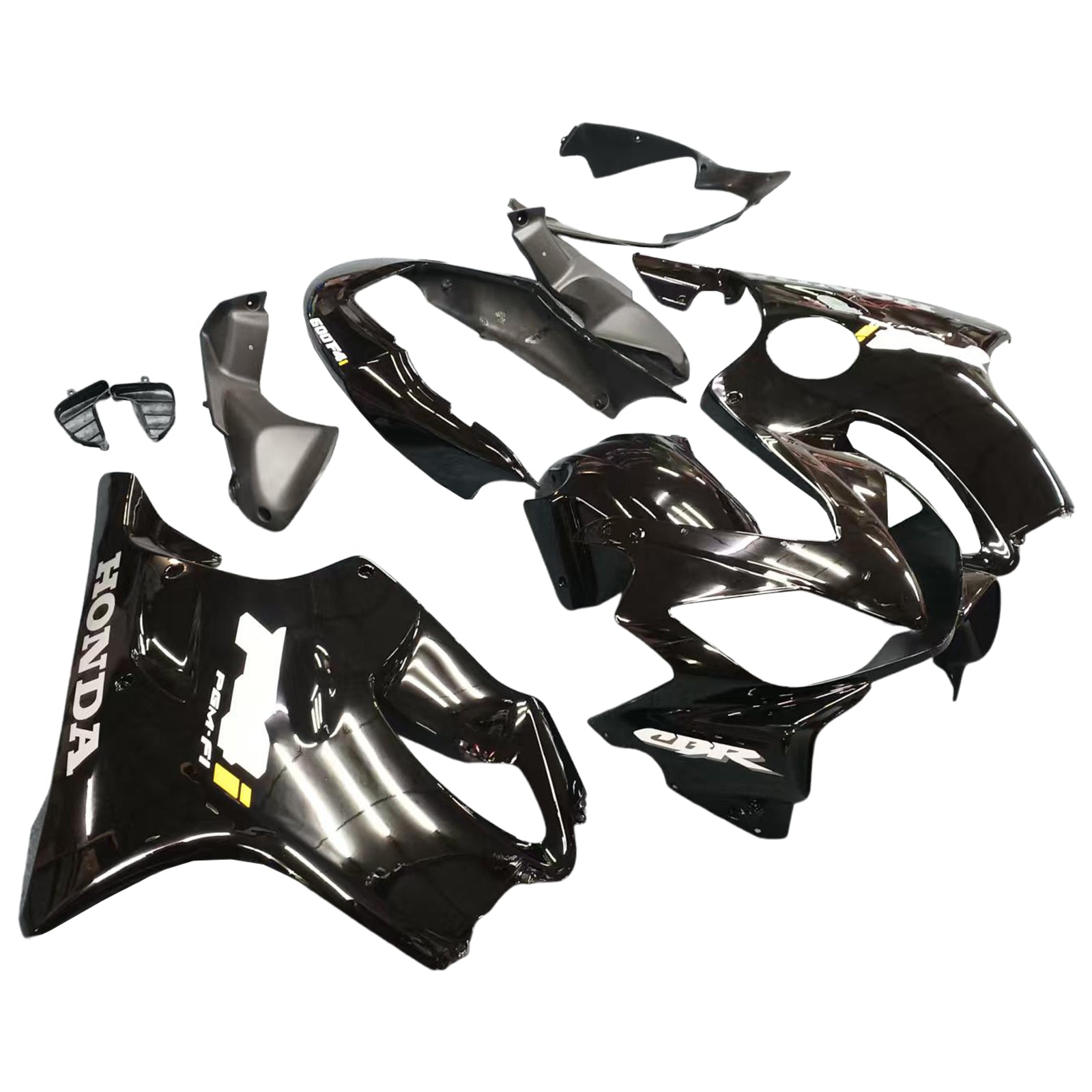 Fairings 2004-2007 Honda CBR 600 F4i Black F4i Generic