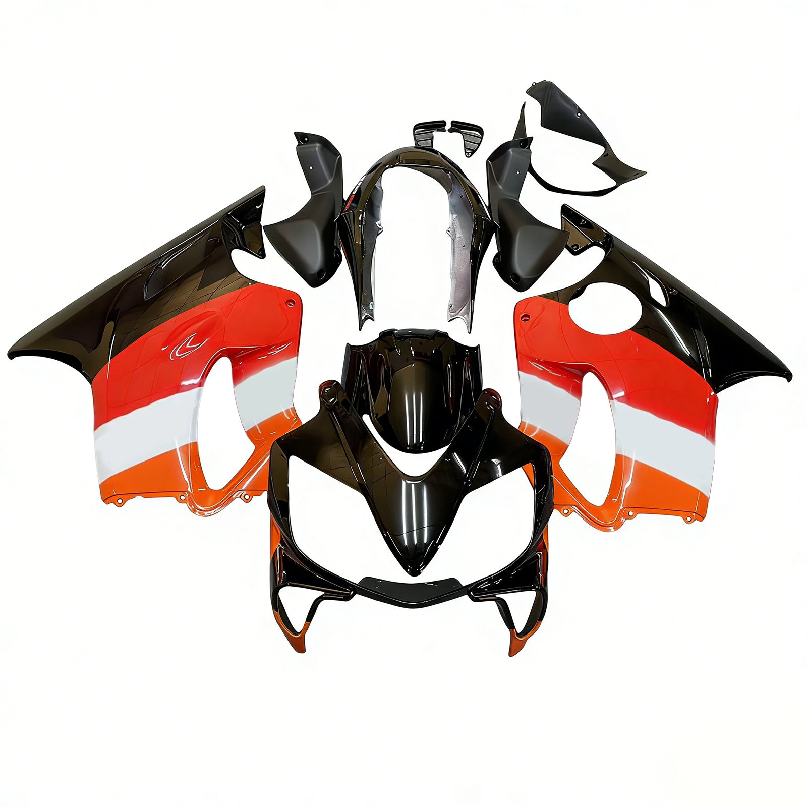 Fairings 2004-2007 Honda CBR 600 F4i Black Repsol