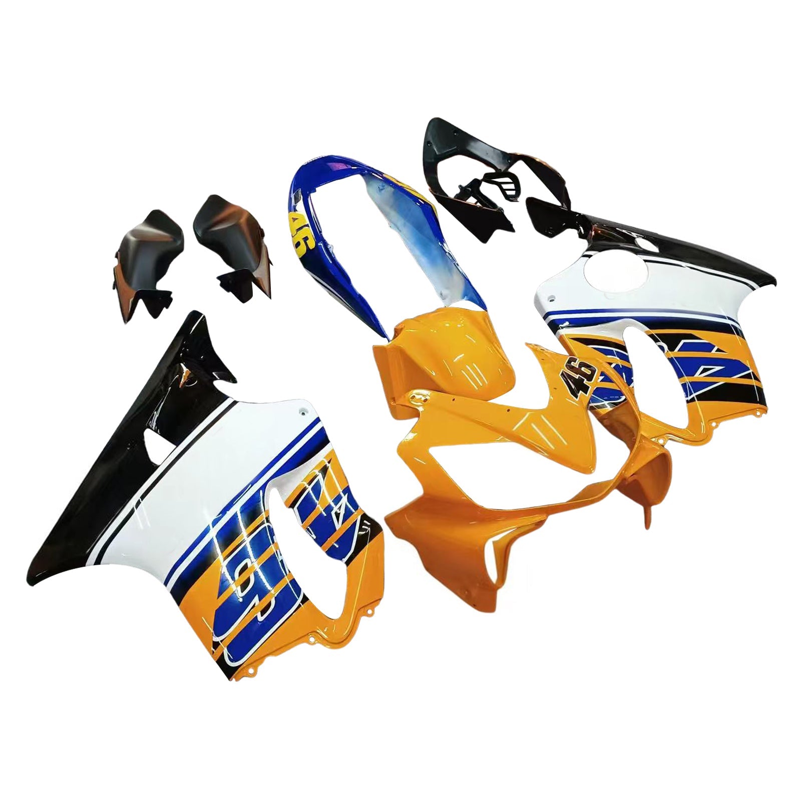Carenados 2004-2007 Honda CBR 600 F4i Multicolor No.46 Azzurro Genérico