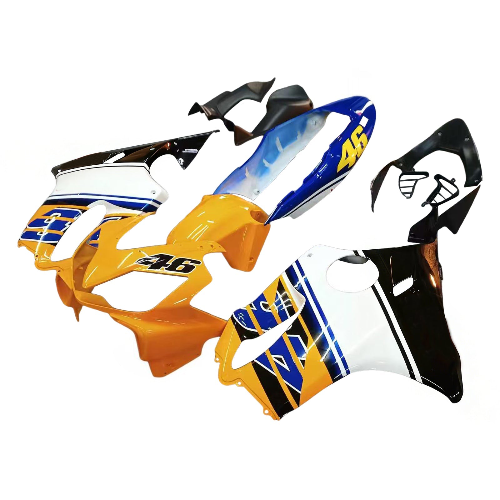 Carenados 2004-2007 Honda CBR 600 F4i Multicolor No.46 Azzurro Genérico