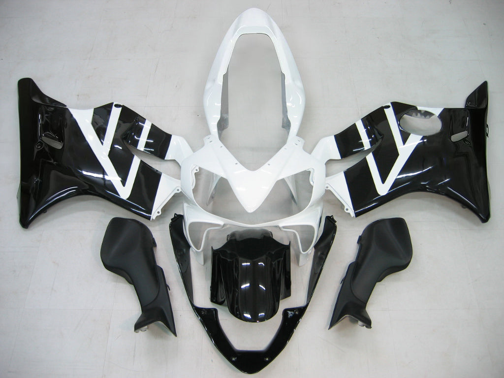 Carenados 2004-2007 Honda CBR 600 F4i Negro y Blanco F4i Genérico
