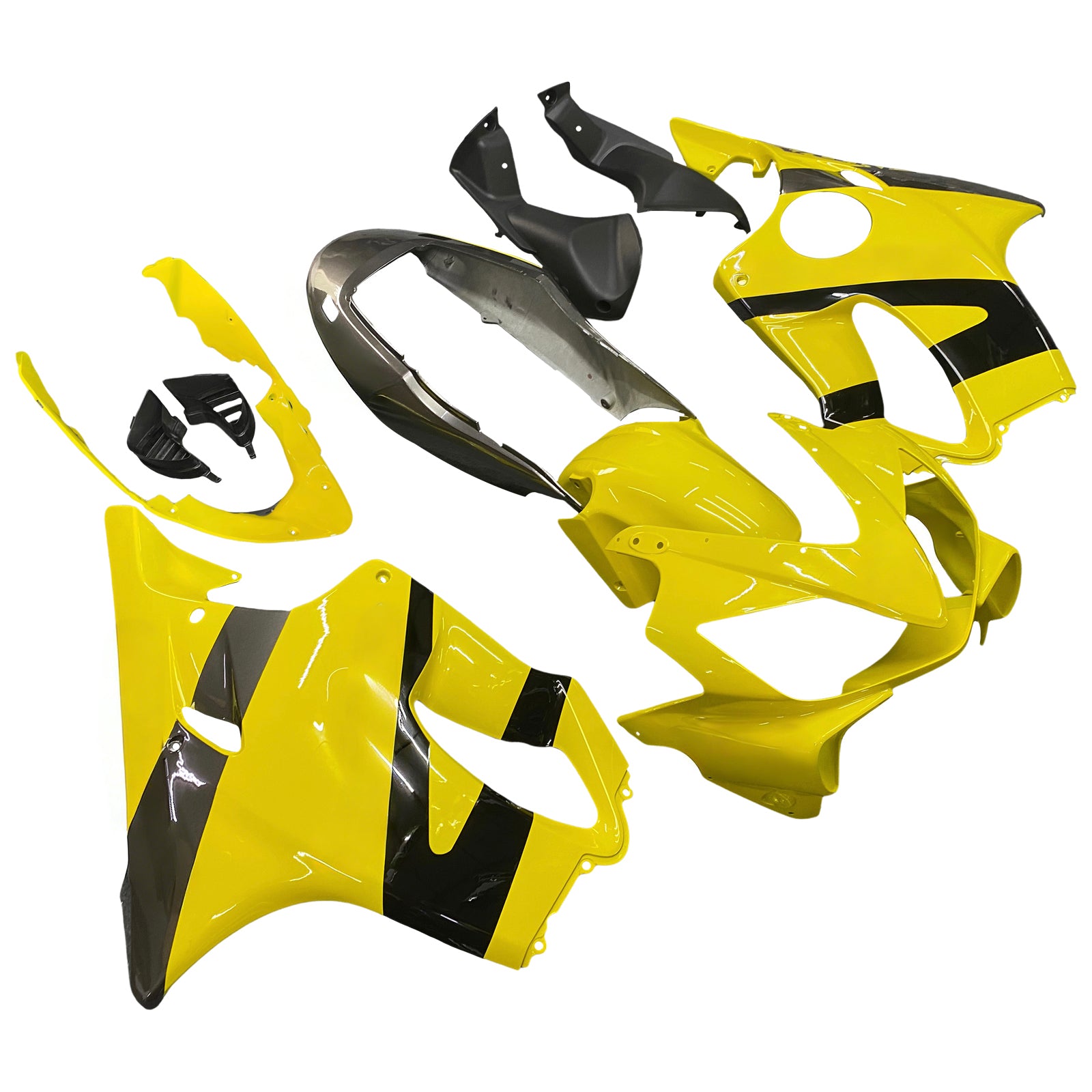 Fairings 2004-2007 Honda CBR 600 F4i Yellow & Black CBR Generic