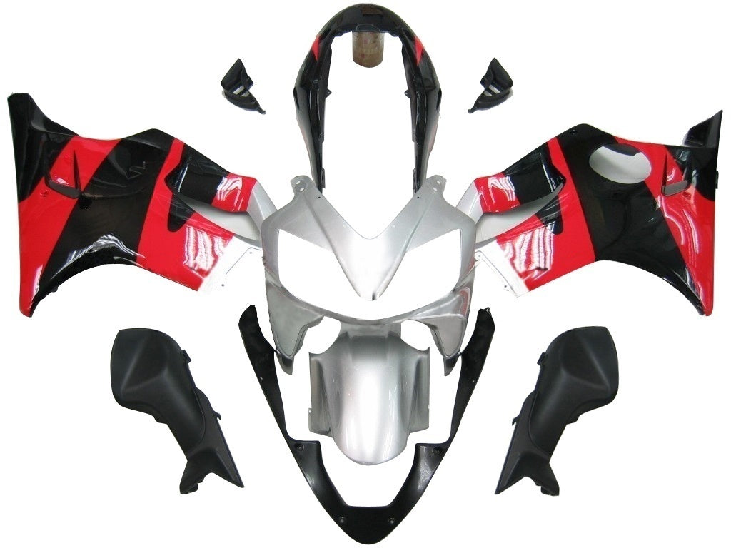 Fairings 2004-2007 Honda CBR 600 F4i Silver Red Black CBR Generic