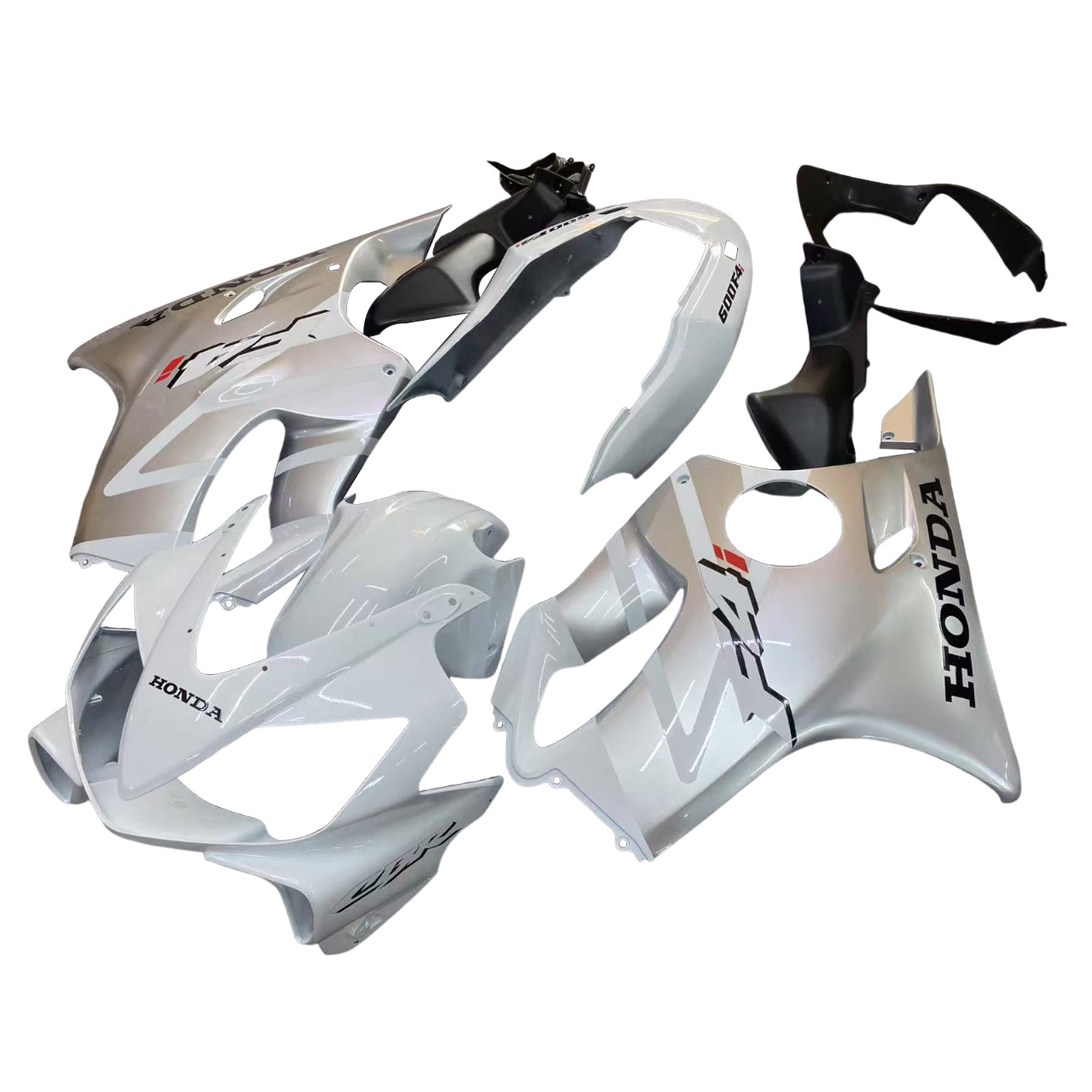 Fairings 2004-2007 Honda CBR 600 F4i White & Silver F4i Generic
