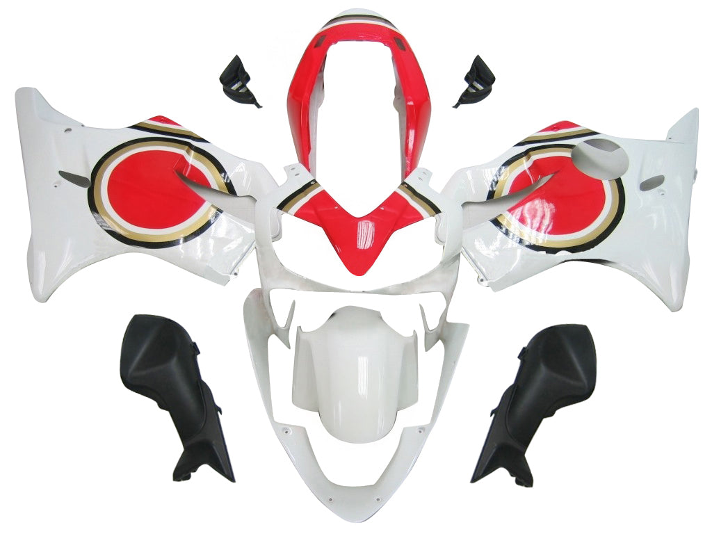Carenados 2004-2007 Honda CBR 600 F4i blanco y rojo Lucky Strike genérico