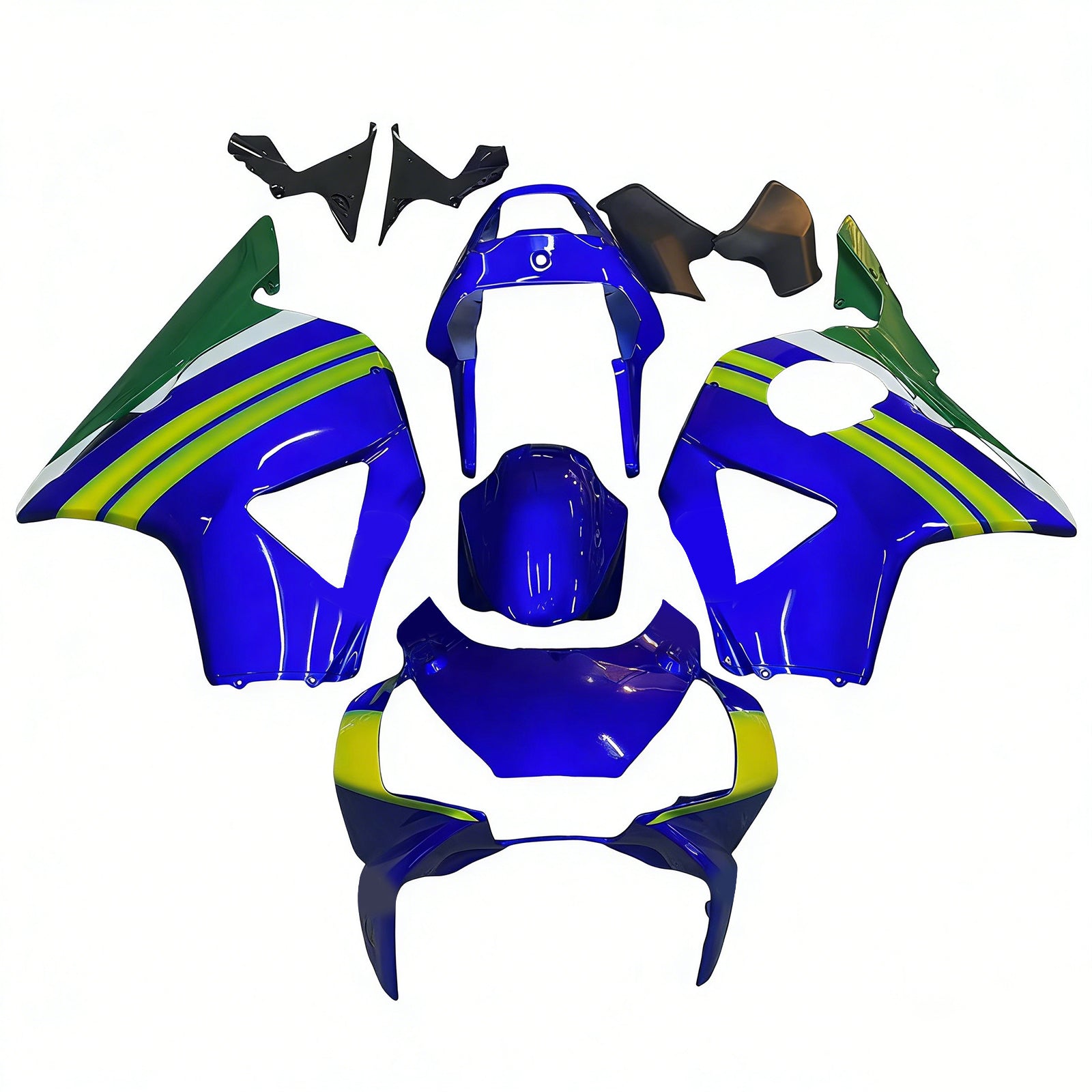 Fairings 2002-2003 Honda CBR 954 RR Blue & Green Movistar Generic