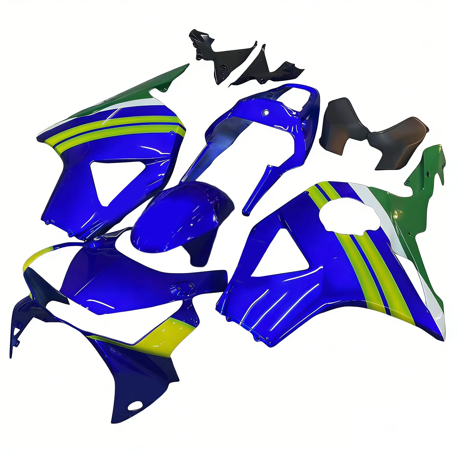 Fairings 2002-2003 Honda CBR 954 RR Blue & Green Movistar Generic