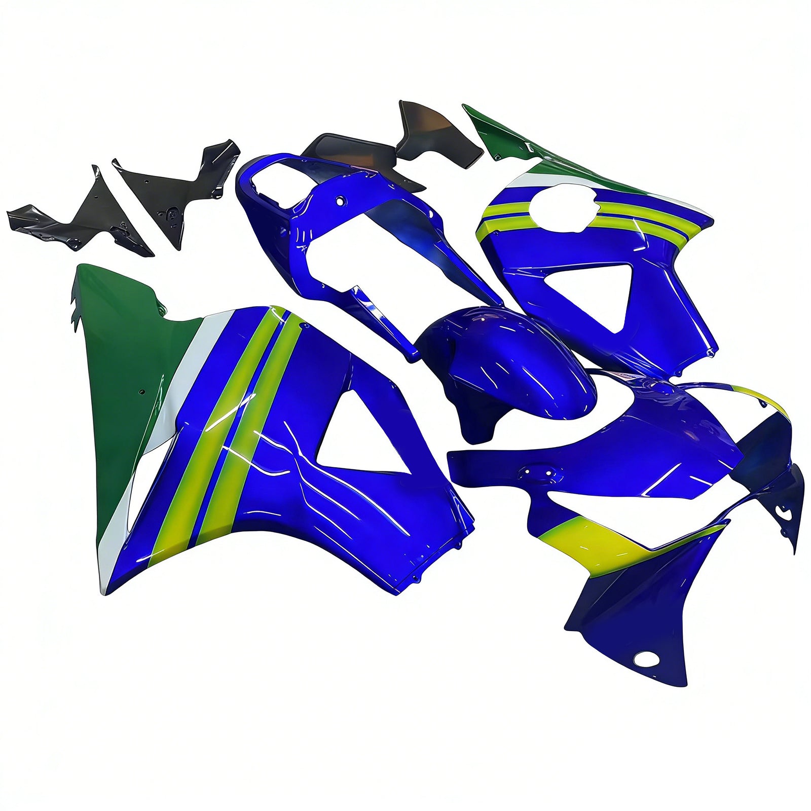 Fairings 2002-2003 Honda CBR 954 RR Blue & Green Movistar Generic