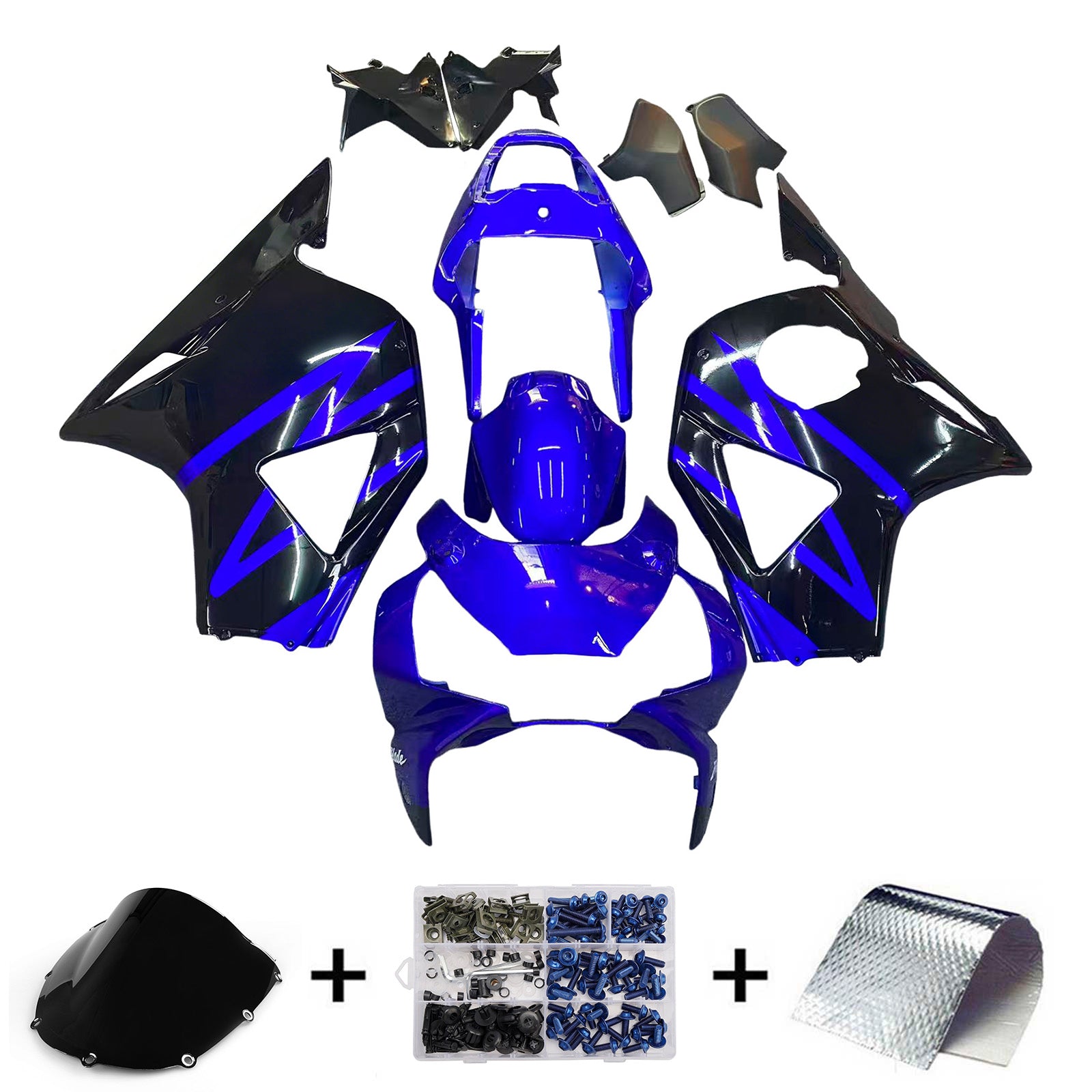 Fairings 2002-2003 Honda CBR954 RR Blue & Black RR Generic