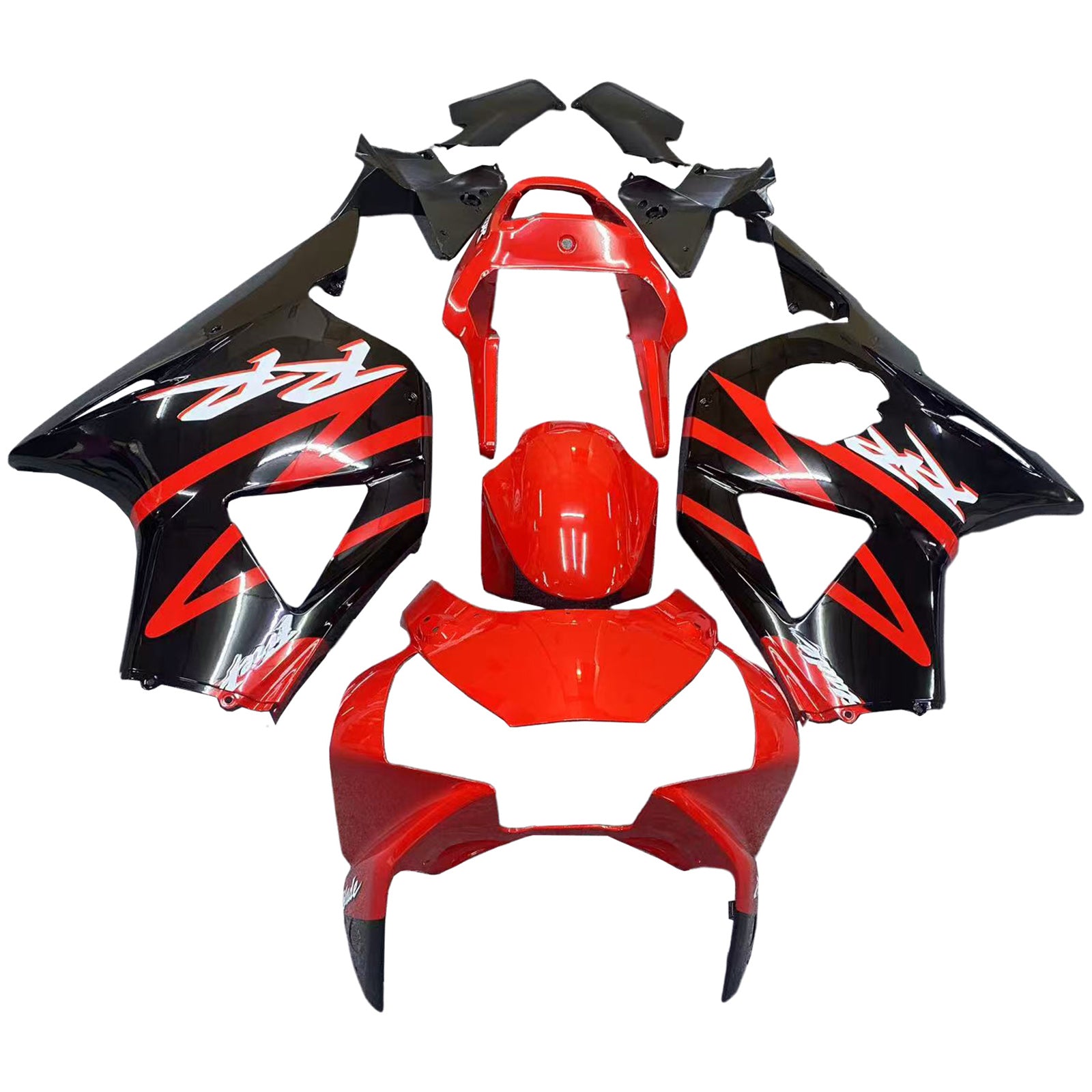 Fairings 2002-2003 Honda CBR 954 RR Red and Black RR Generic