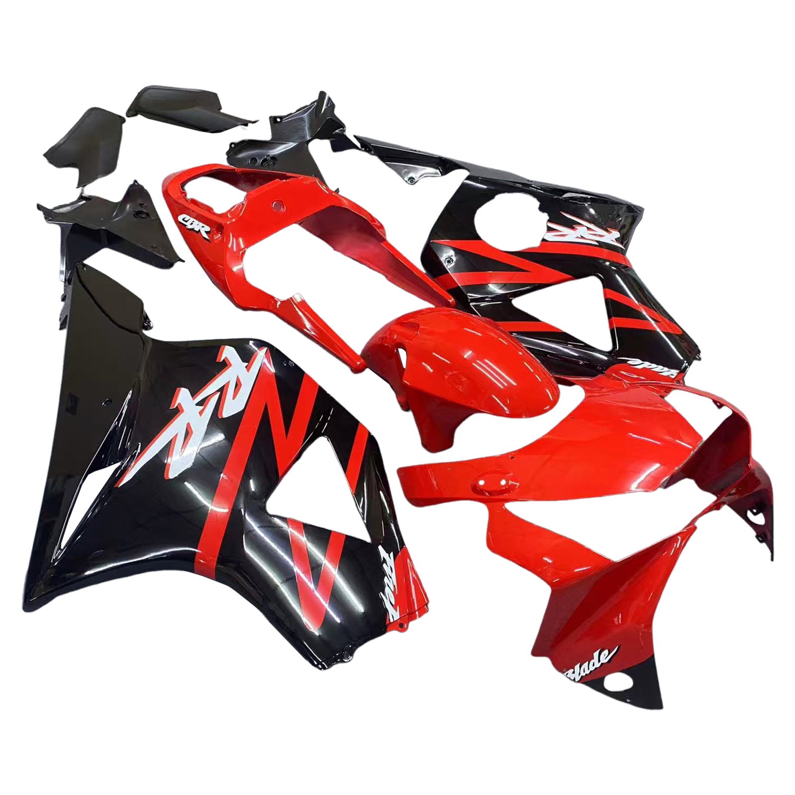 페어링 2002-2003 혼다 CBR 954 RR 레드 및 블랙 RR 제네릭