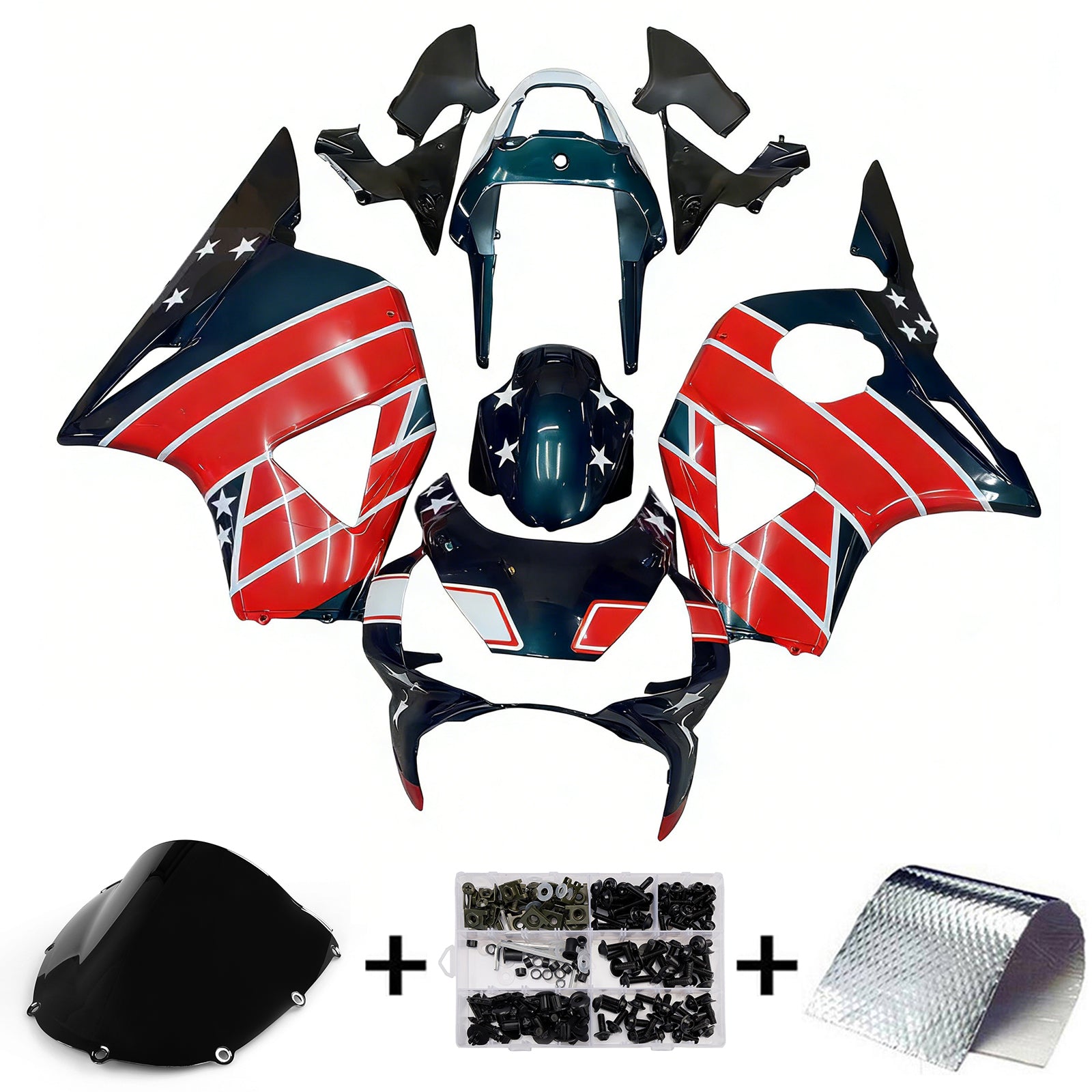 Carenados 2002-2003 Honda CBR 954 RR Multicolor Castrol Honda Generic