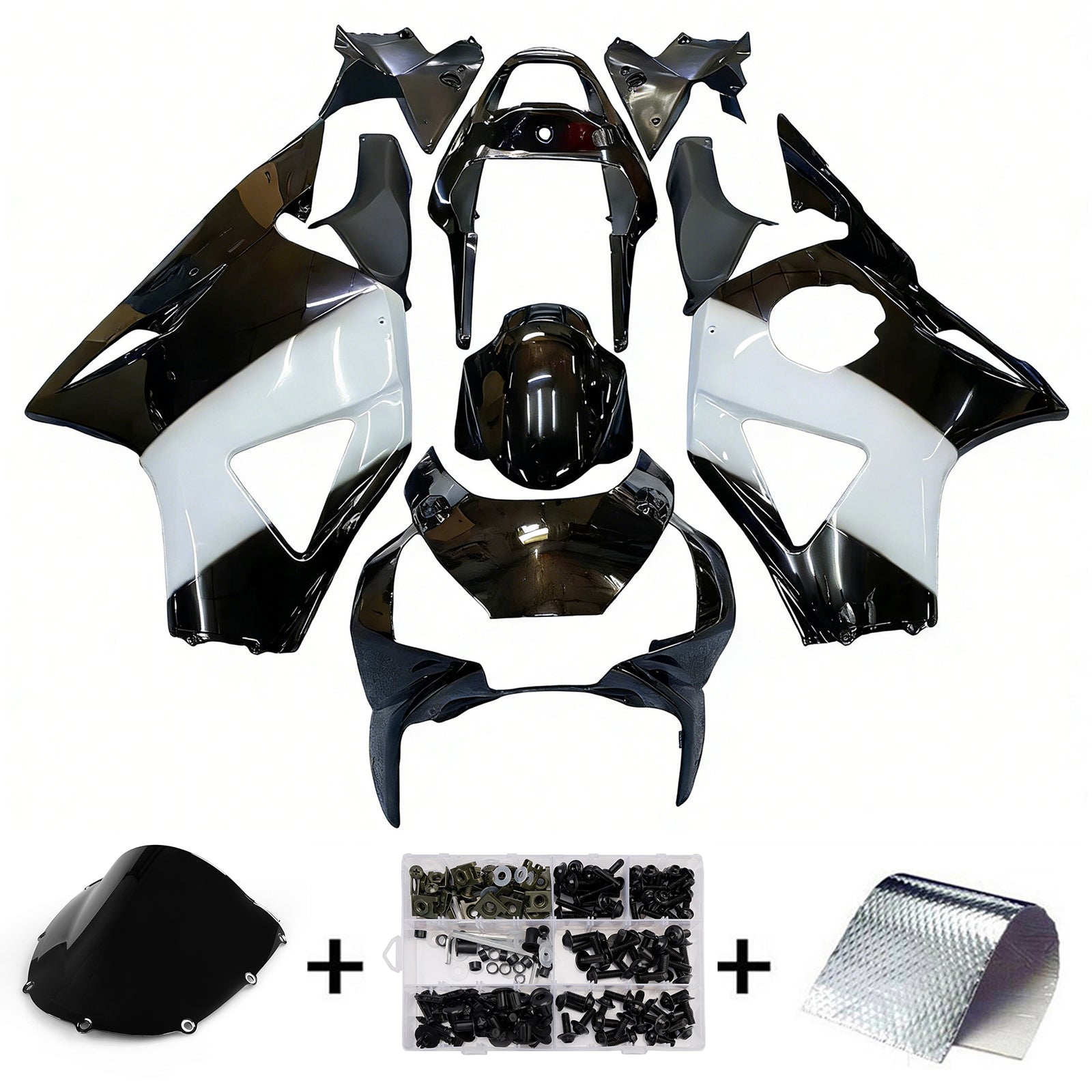 Fairings 2002-2003 Honda CBR 954 RR Black West Generic