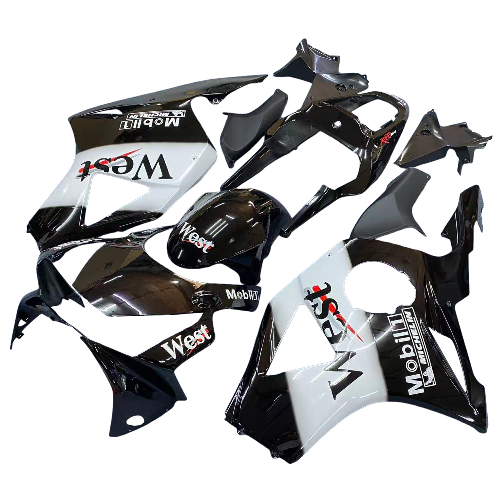 Fairings 2002-2003 Honda CBR 954 RR Black West Generic