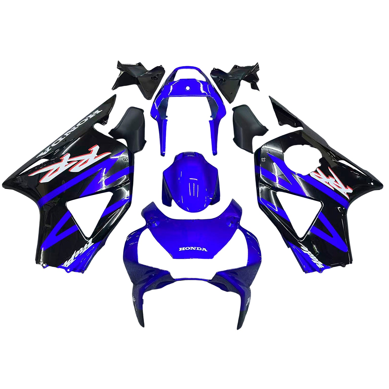 Carenados 2002-2003 Honda CBR 954 RR Azul y Negro RR Genérico