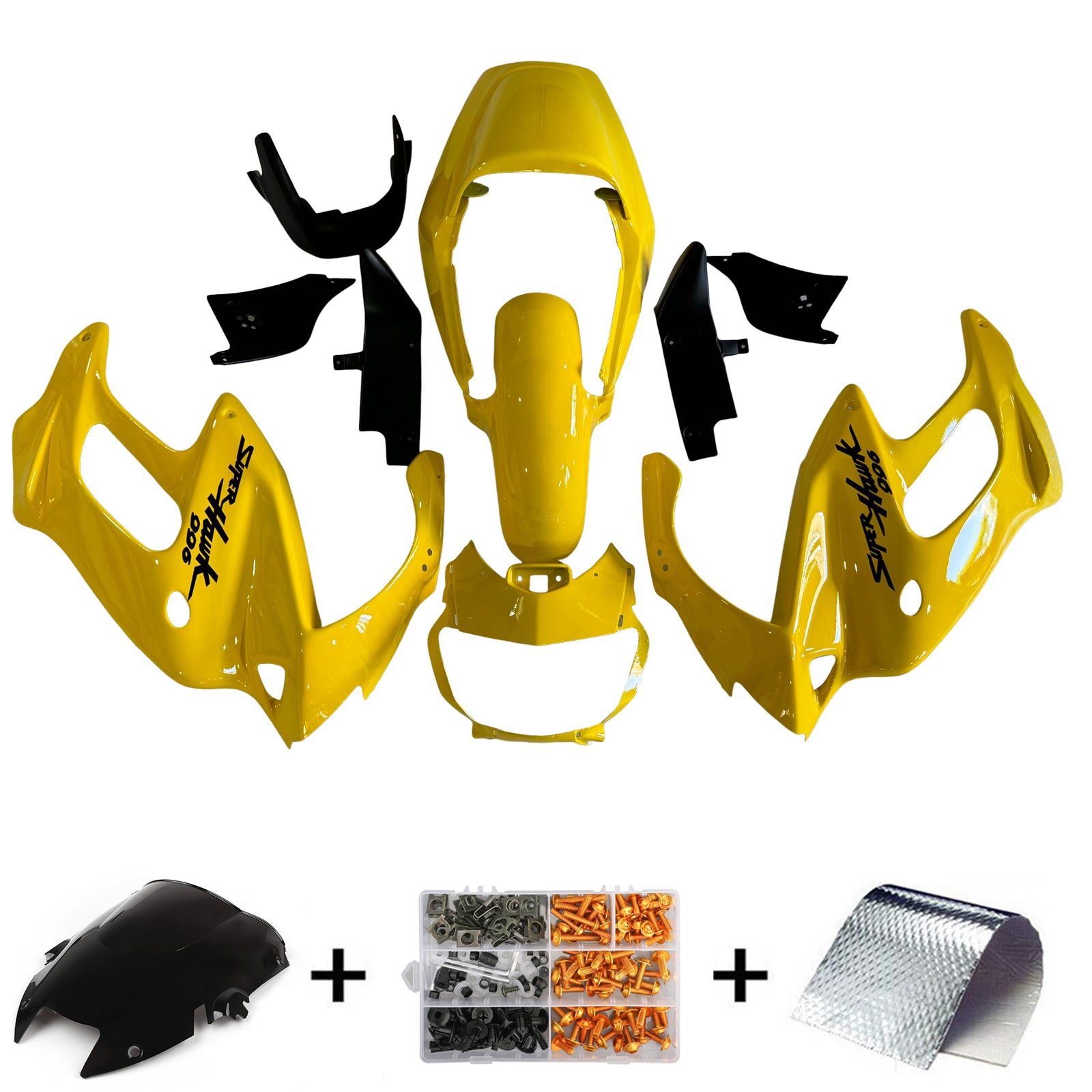 Amotopart Honda VTR1000F 1997-2005 Fairing Kit Bodywork Plastic ABS
