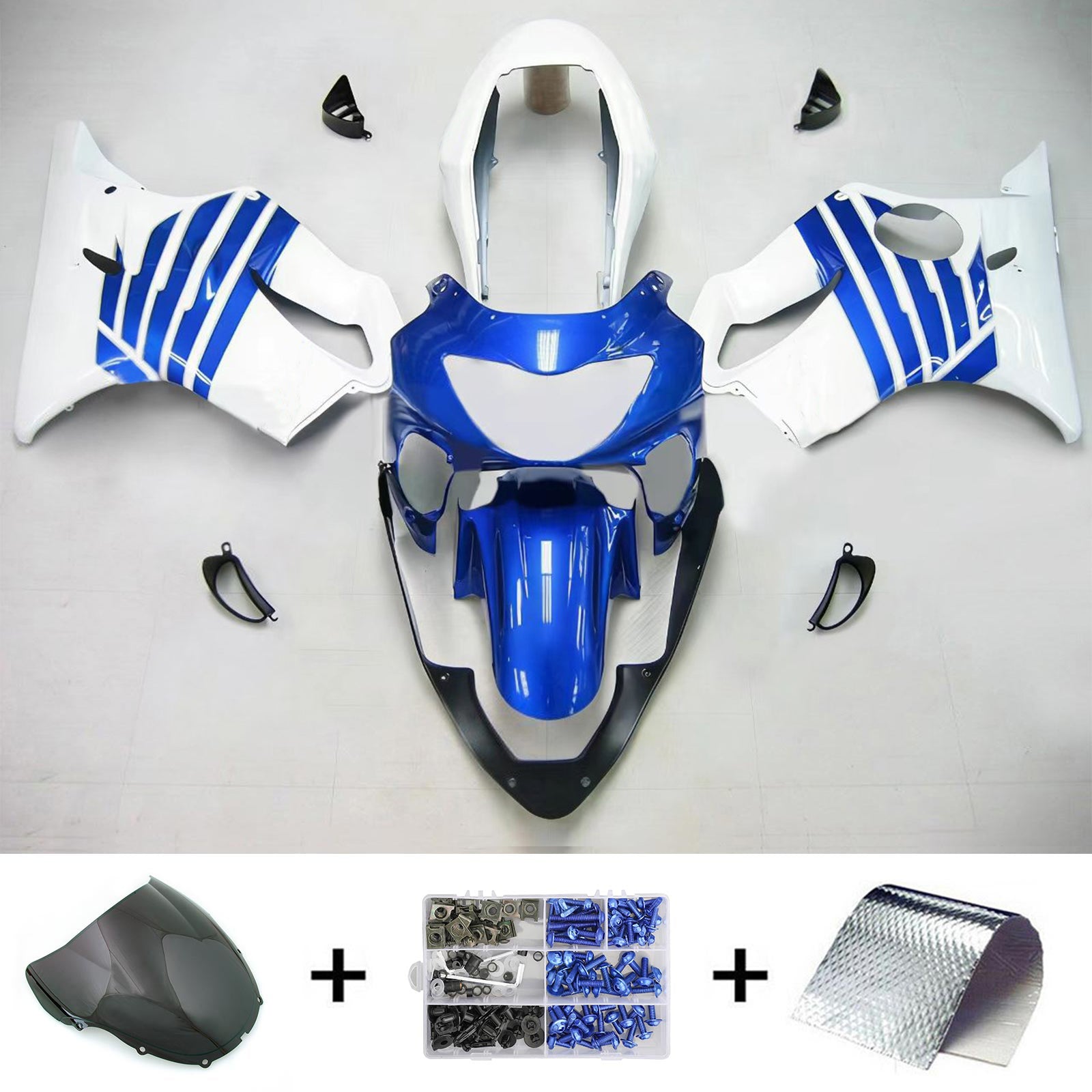 혼다 CBR600F4 1999-2000 페어링 키트 차체 플라스틱 ABS