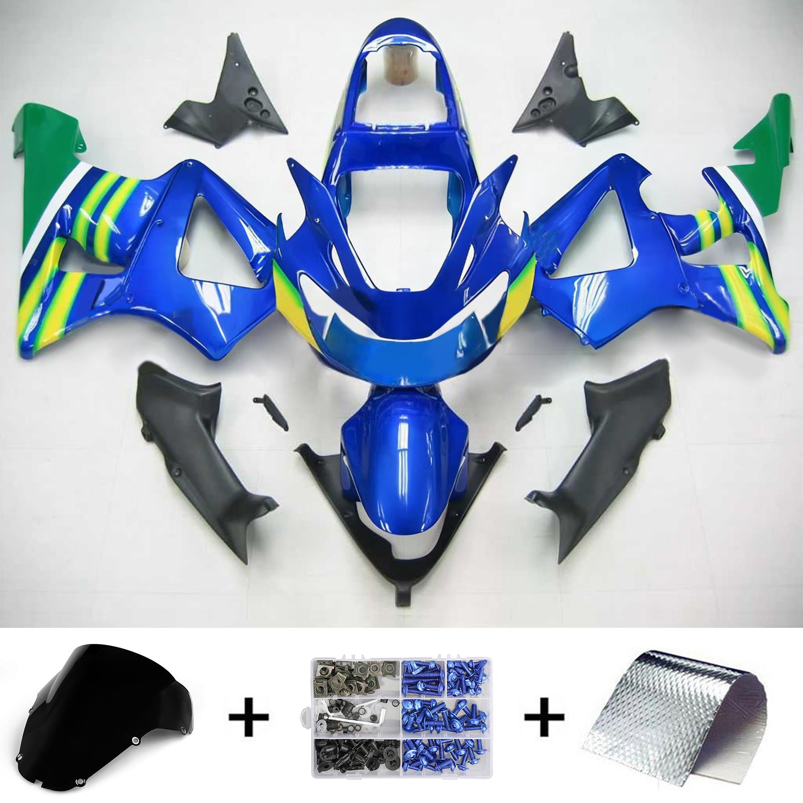 혼다 CBR929RR 2000-2001 페어링 키트 차체 플라스틱 ABS