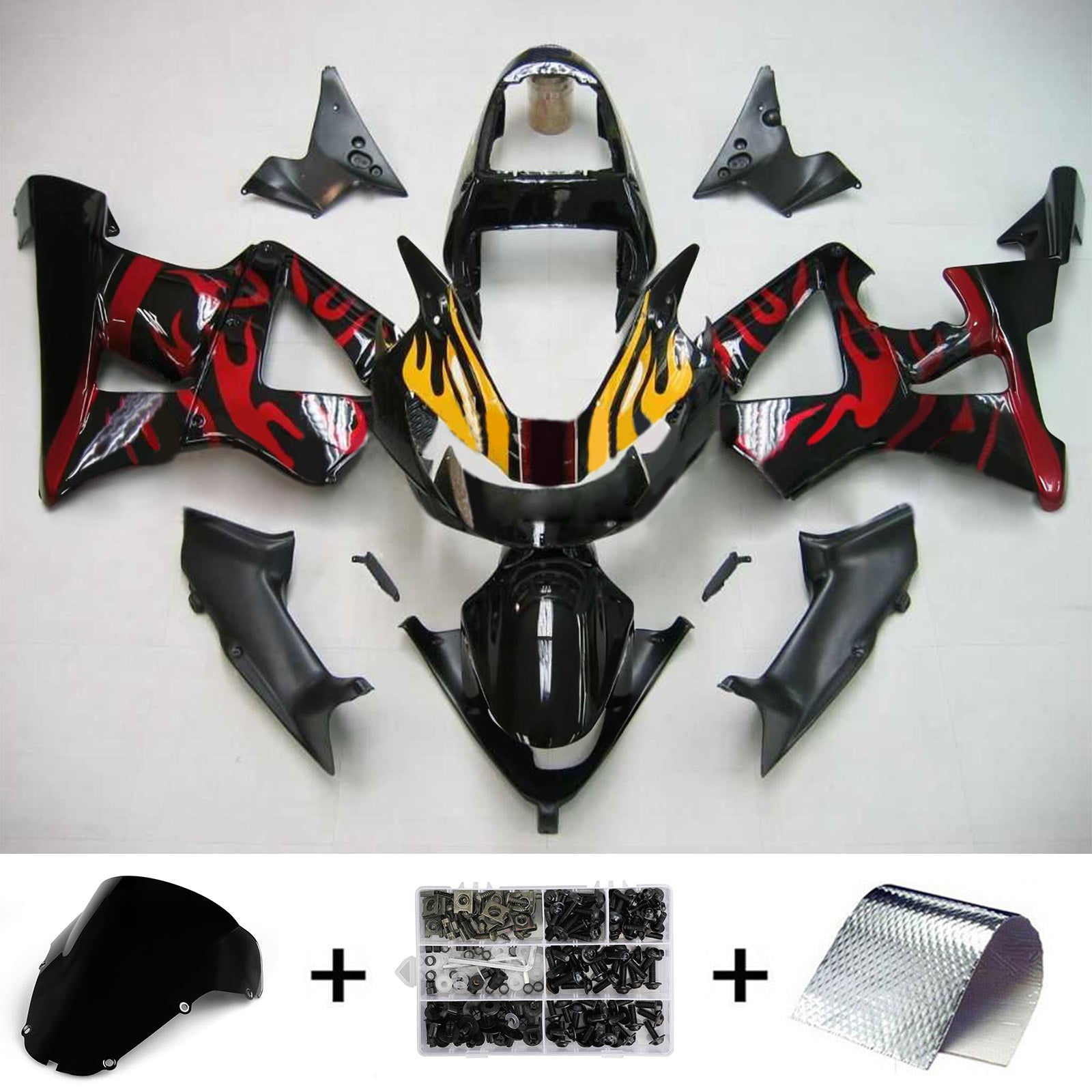 Honda CBR929RR 2000-2001 Fairing Kit Bodywork Plastic ABS