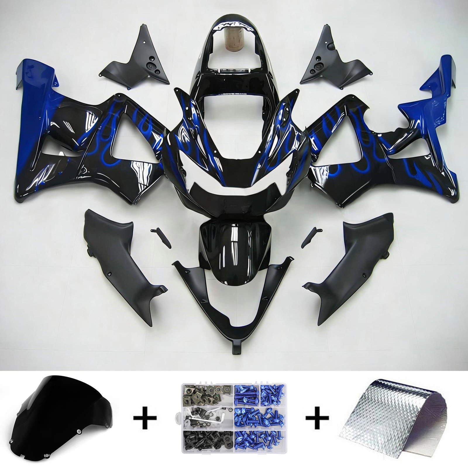 혼다 CBR929RR 2000-2001 페어링 키트 차체 플라스틱 ABS