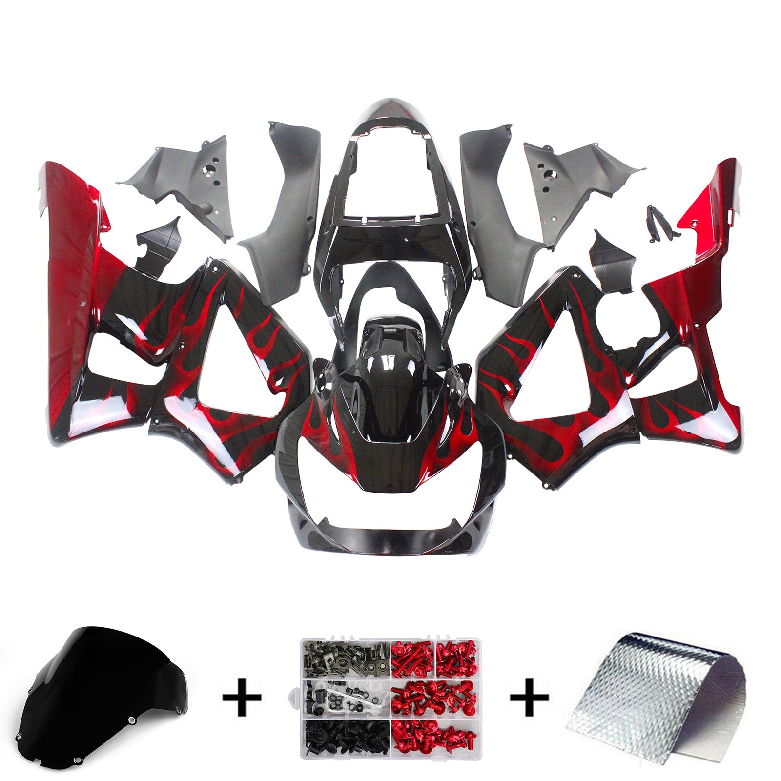 Honda CBR929RR 2000-2001 Fairing Kit Bodywork Plastic ABS