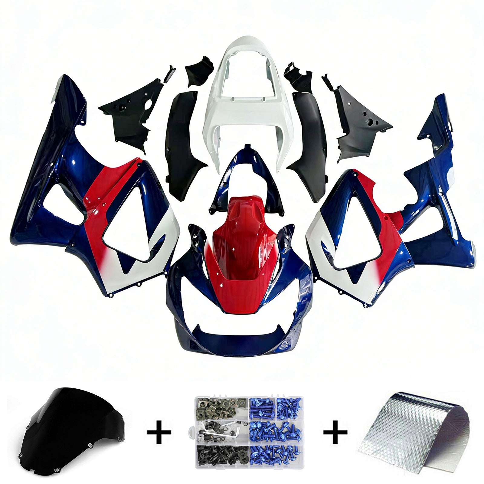 Honda CBR929RR 2000-2001 Fairing Kit Bodywork Plastic ABS