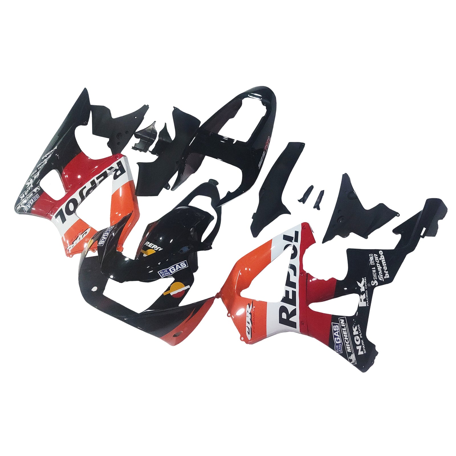 혼다 CBR929RR 2000-2001 페어링 키트 차체 플라스틱 ABS
