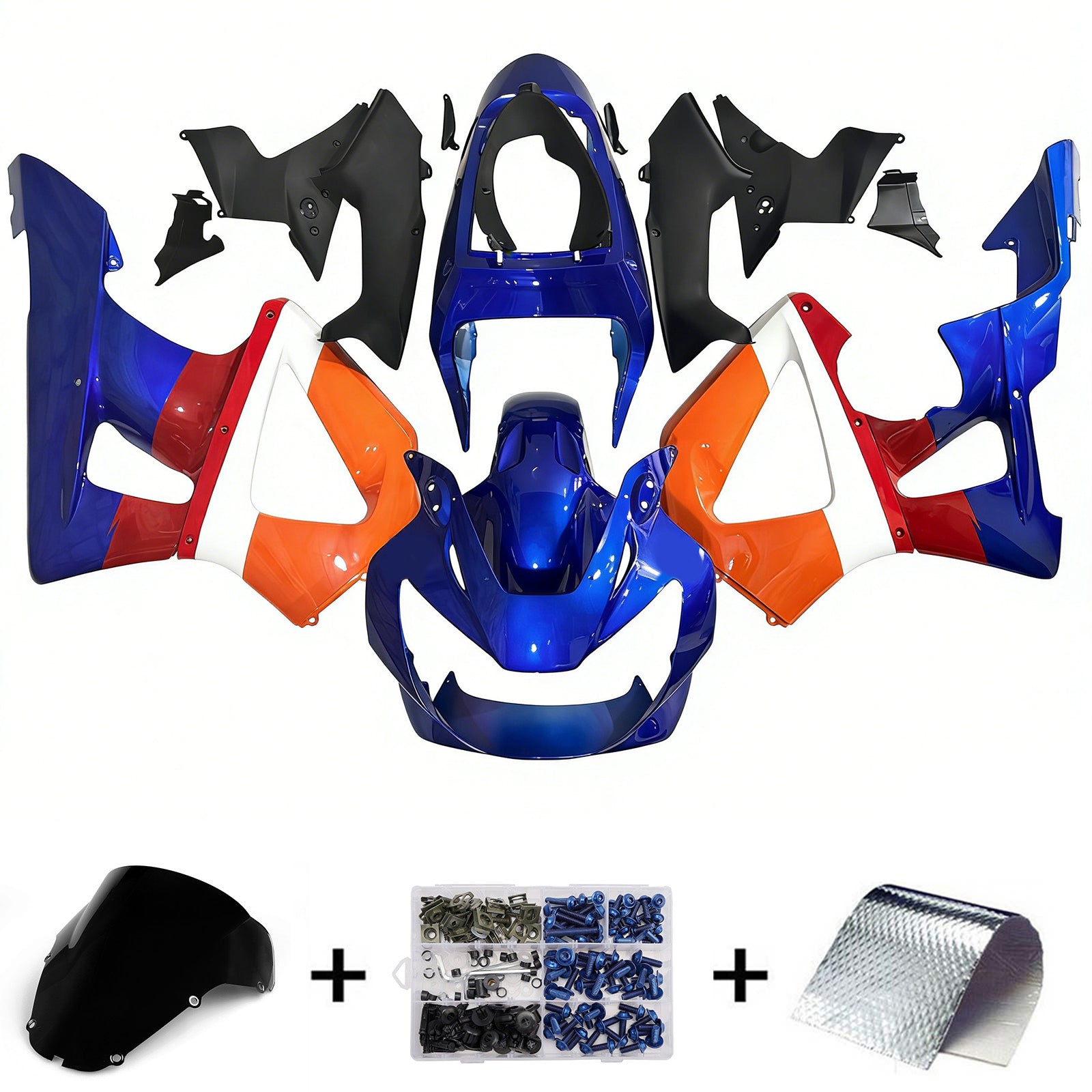 Injection Fairing Kit Bodywork Plastic ABS For Honda CBR929RR 2000-2001