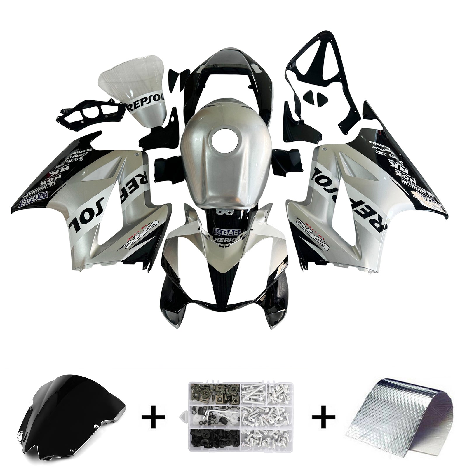 Honda VFR800 2002-2012 ABS Plastic Bodywork Fairing