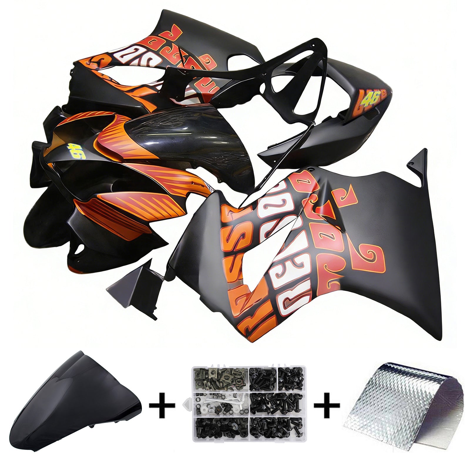 Honda VFR800 2002-2012 ABS Plastic Bodywork Fairing