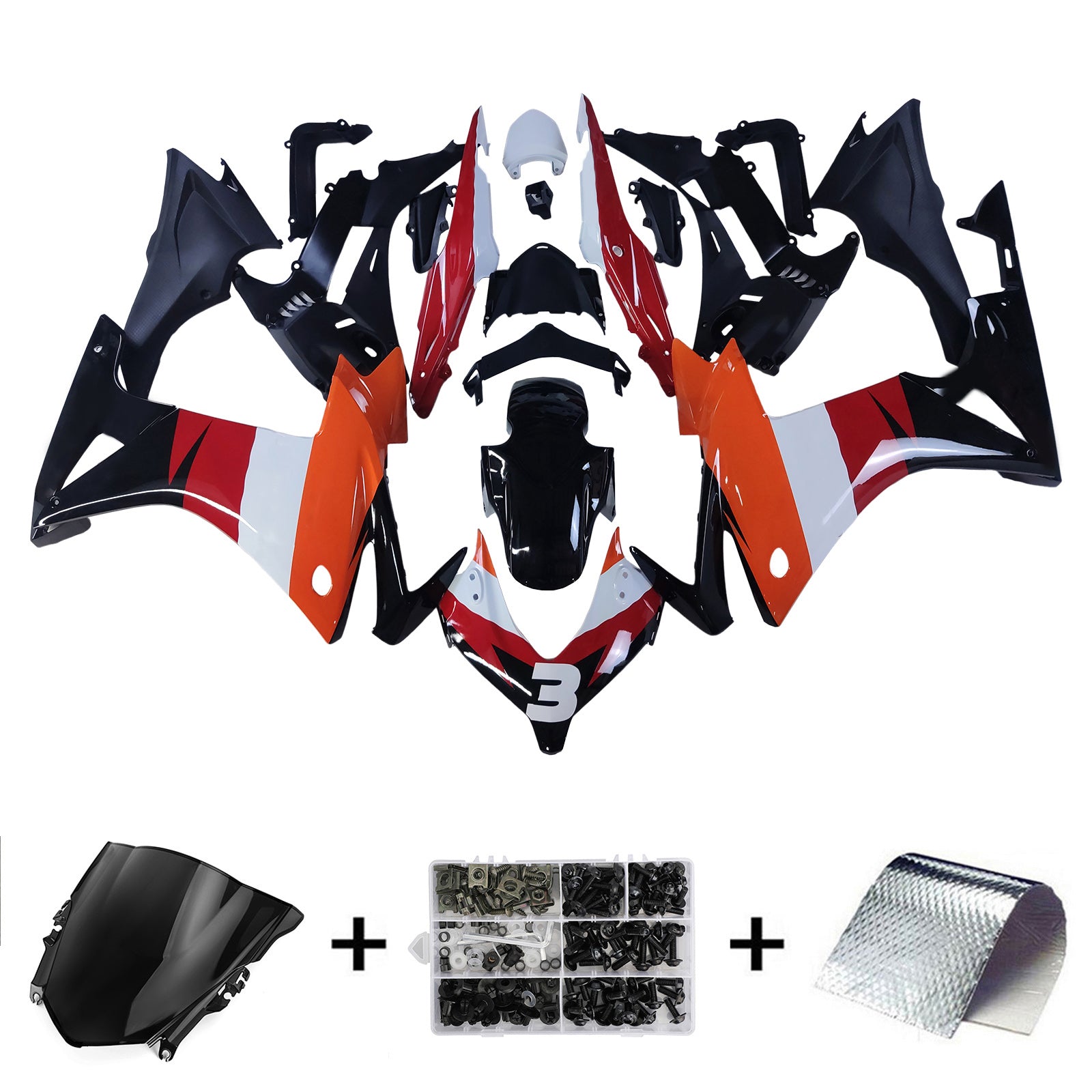 Honda CBR500R 2013-2015 Kit Carenado Carrocería Plástico ABS