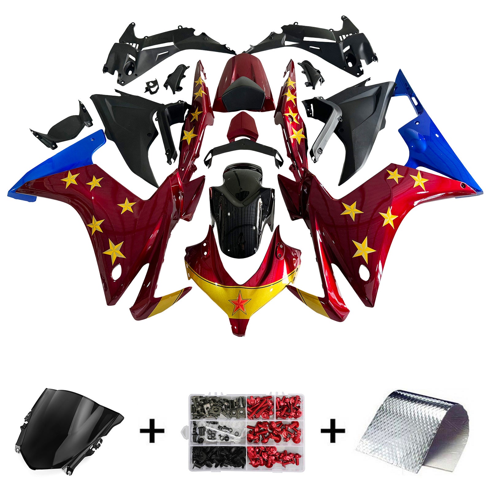 Honda CBR500R 2013-2015 Fairing Kit Bodywork Plastic ABS