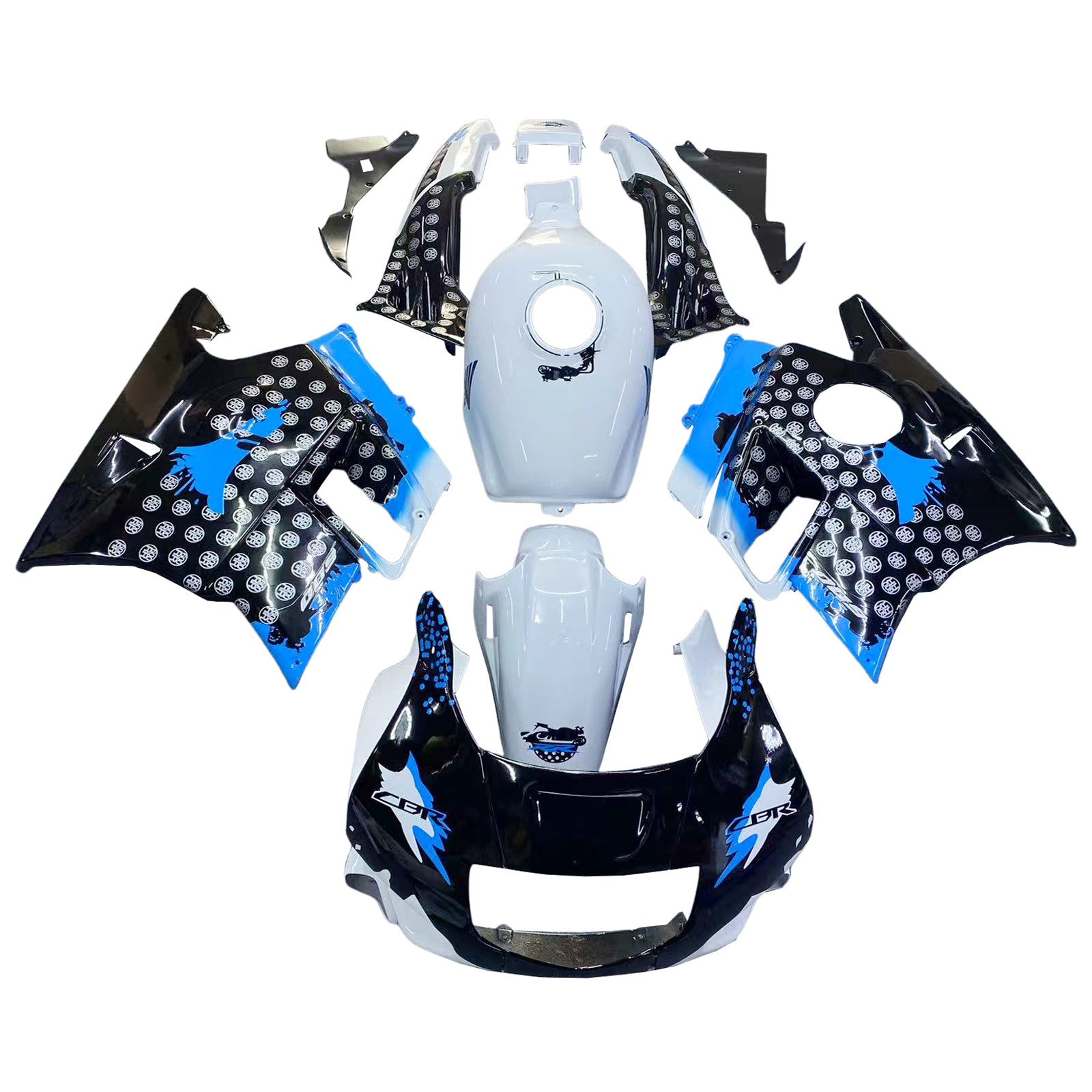 Honda CBR600 F2 1991-1994 Fairing Kit Bodywork Plastic ABS