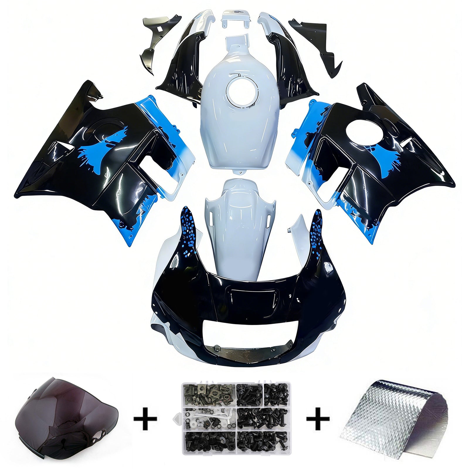 Honda CBR600 F2 1991-1994 Fairing Kit Bodywork Plastic ABS