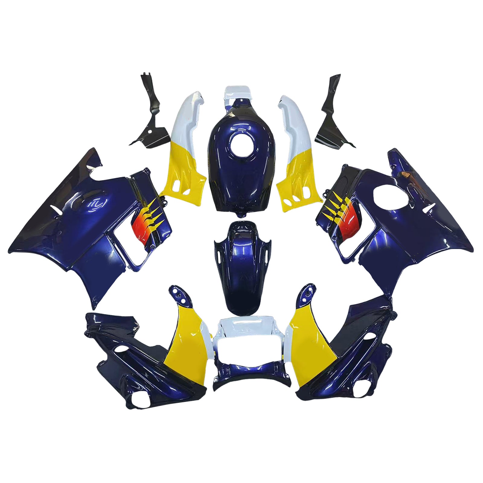 Honda CBR600 F2 1991-1994 Fairing Kit Bodywork Plastic ABS