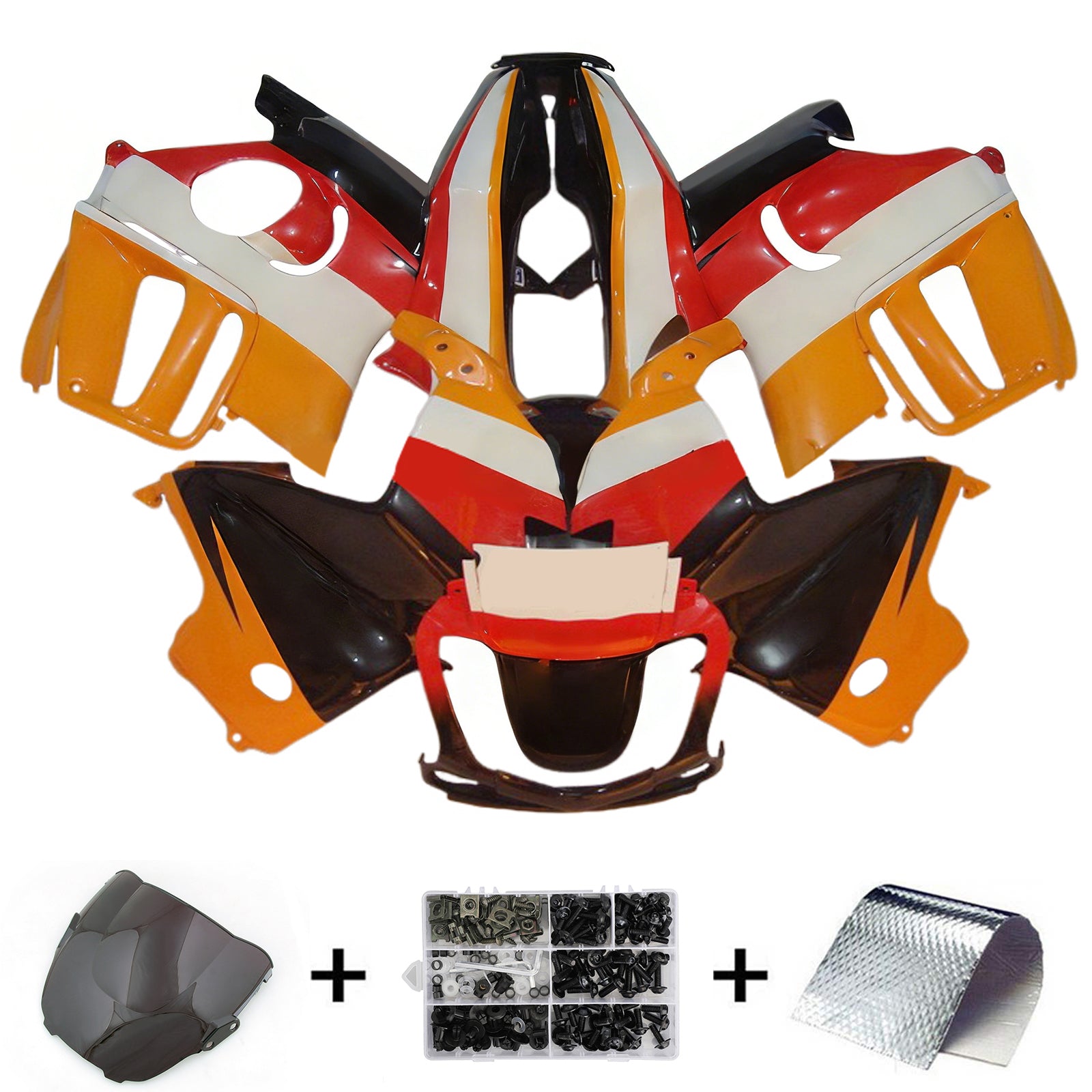 Honda CBR600 F3 1997-1998 Fairing Kit Bodywork Plastic ABS