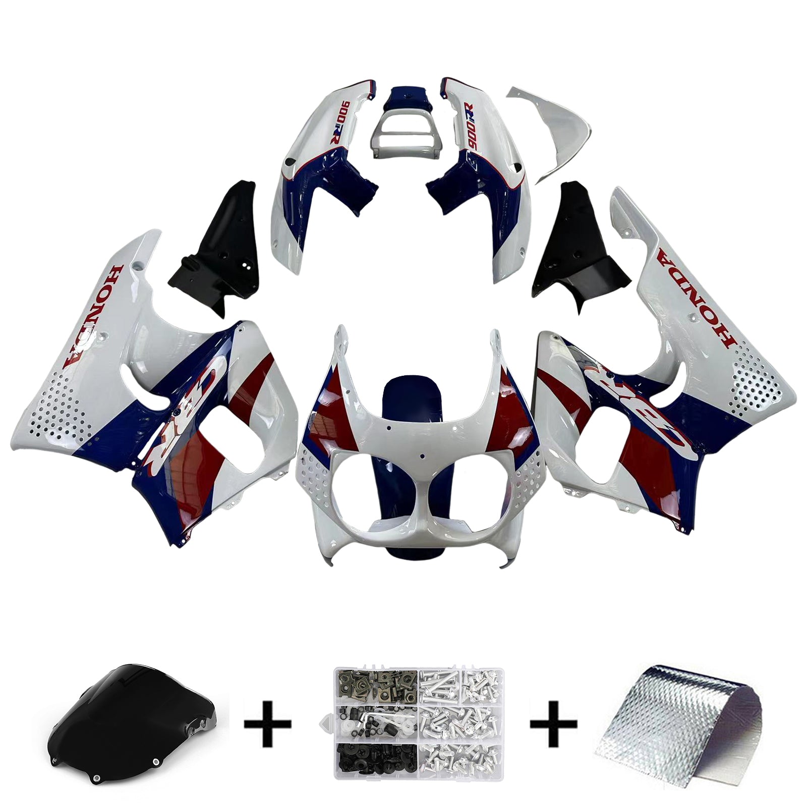 Honda CBR900RR 893 1992-1993Fairing Kit Bodywork Plastic ABS