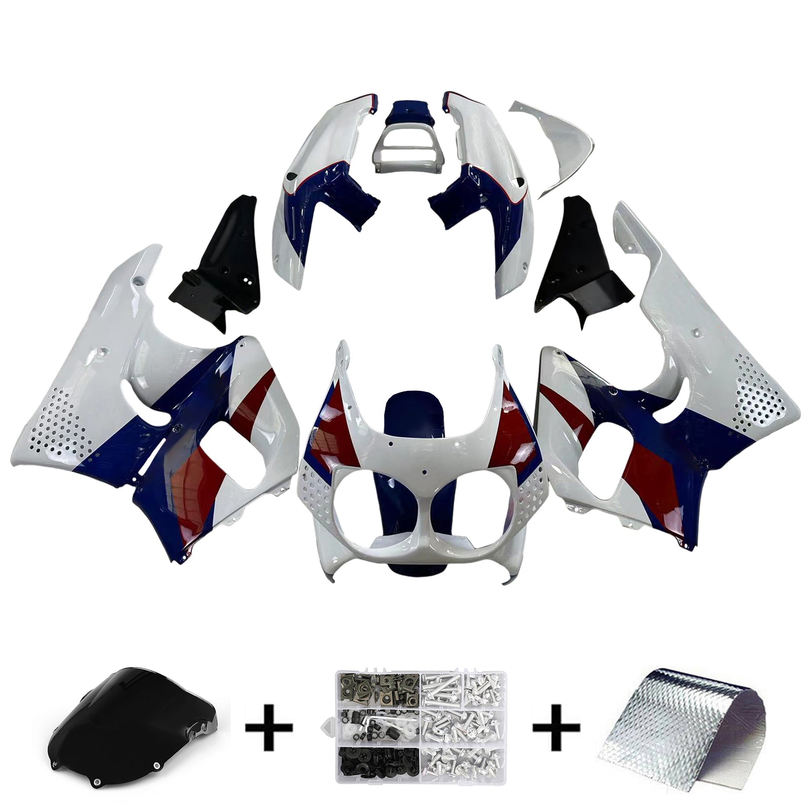 Honda CBR900RR 893 1992-1993Fairing Kit Bodywork Plastic ABS