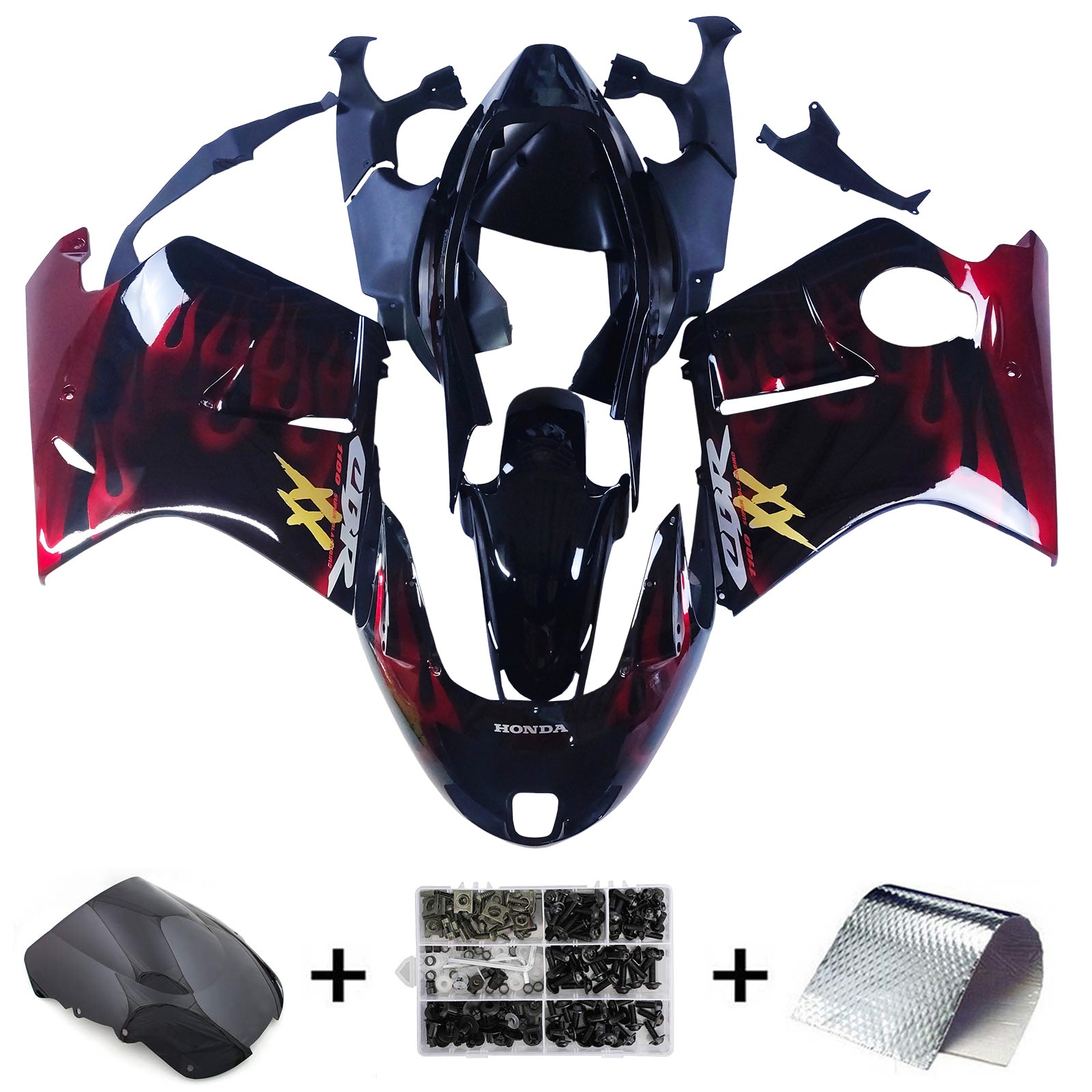 Honda CBR1100XX SuperBlackBird 1996-2007 Fairing Kit