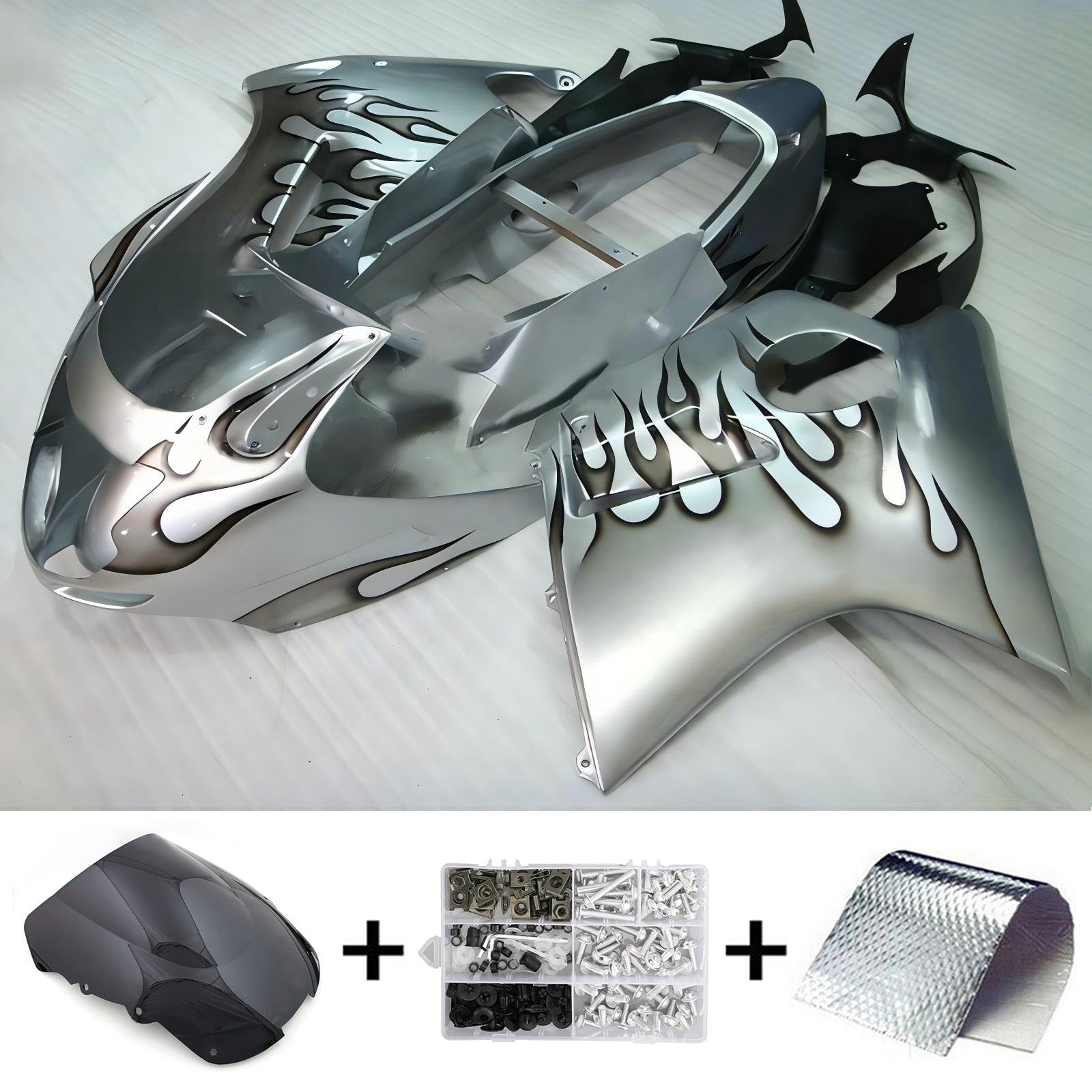 Honda CBR1100XX SuperBlackBird 1996-2007 Kit Carenado Carrocería ABS