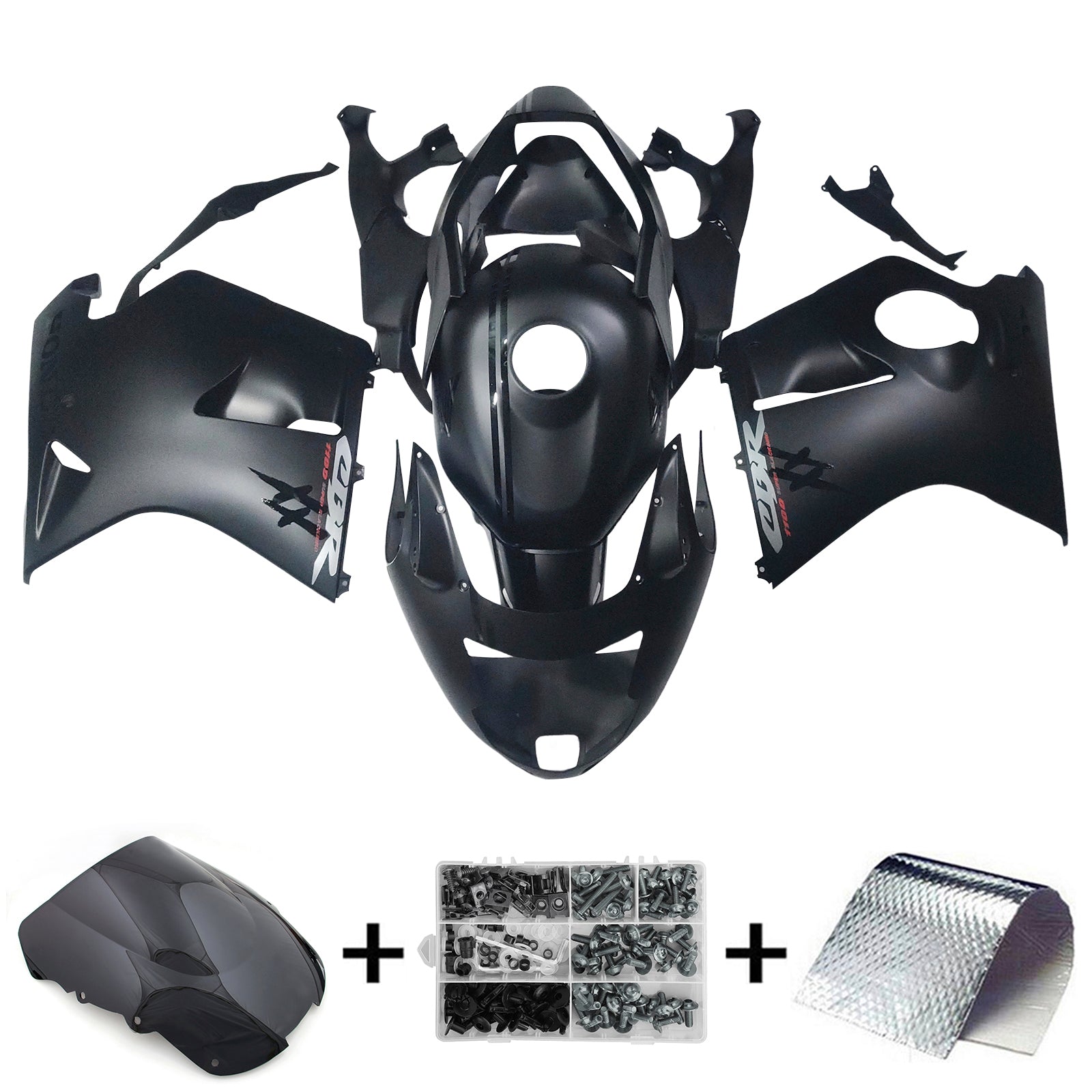 Honda CBR1100XX SuperBlackBird 1996-2007 Fairing Kit Bodywork ABS