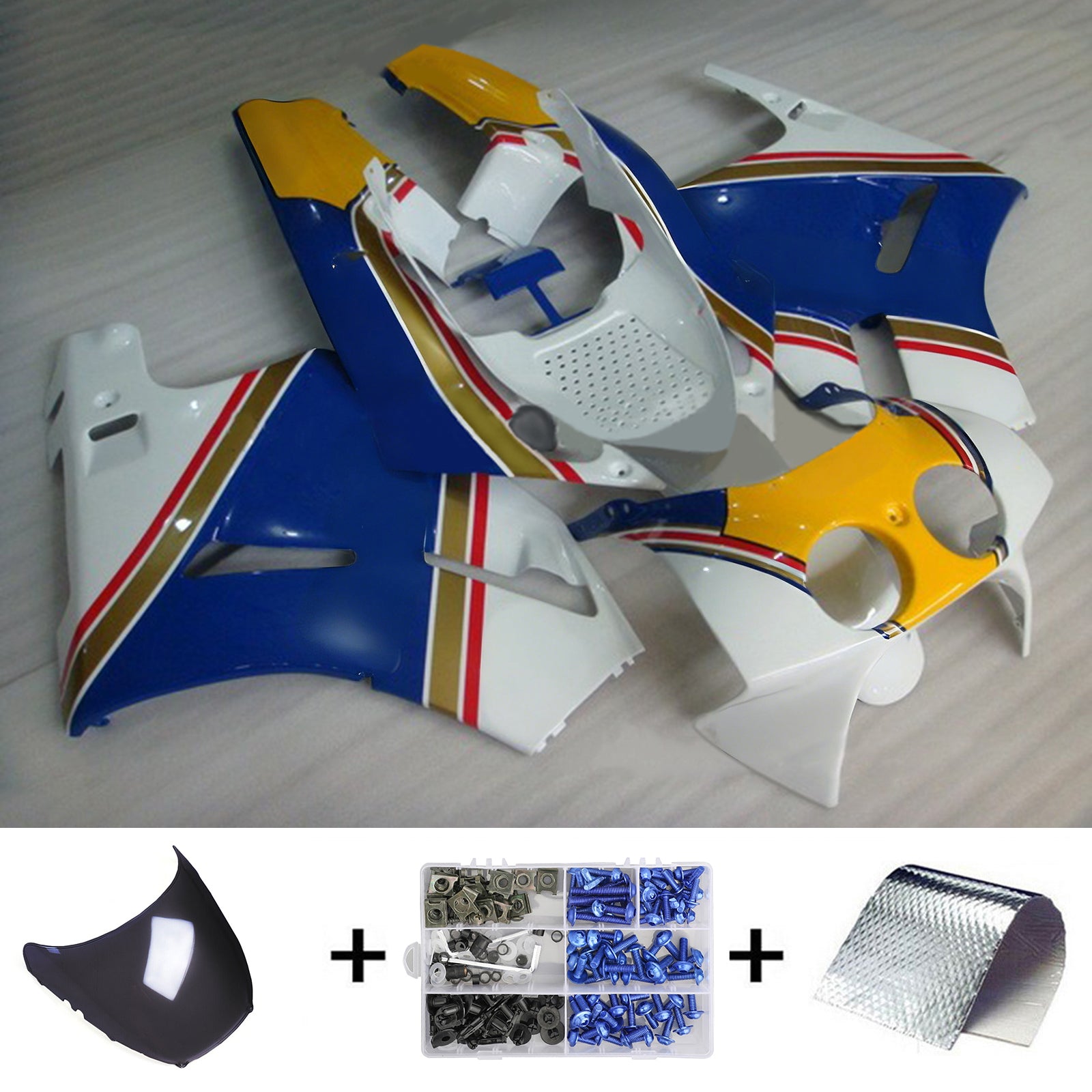 Honda VFR400R NC30 1988-1992 Fairing Kit Bodywork Plastic ABS