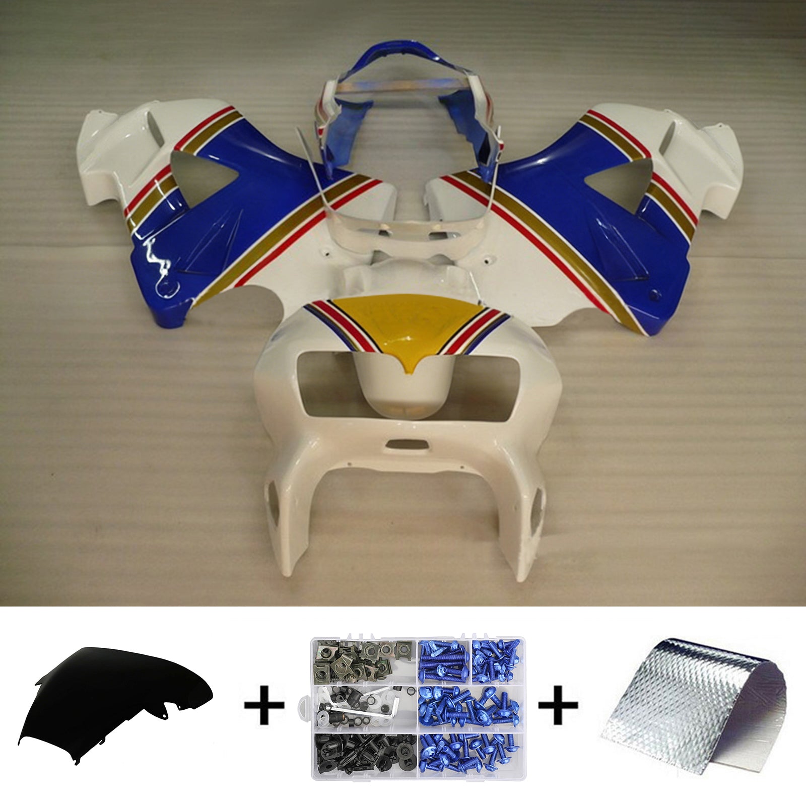 Honda VFR800 1998-2001 Fairing Kit Bodywork Plastic ABS