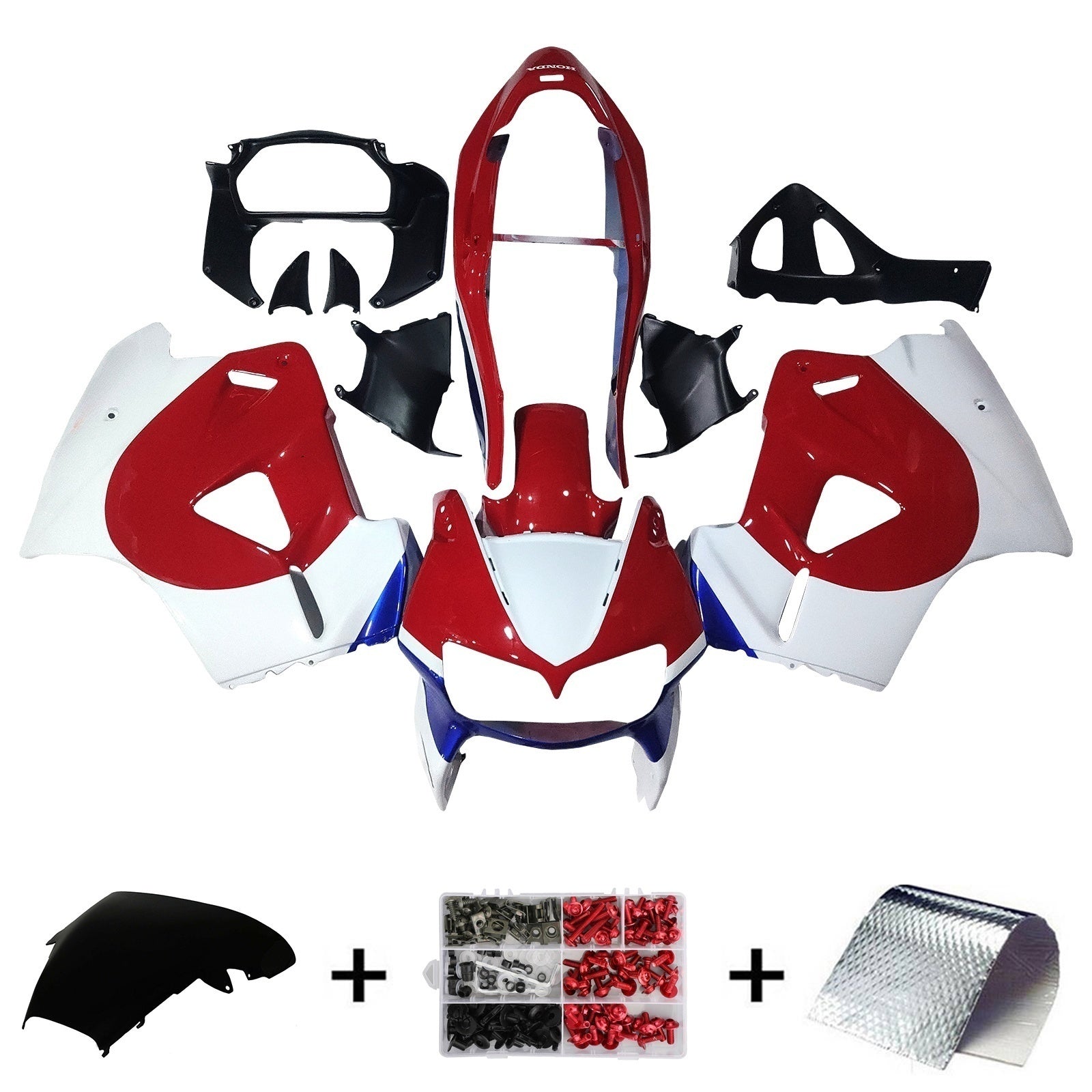 Honda VFR800 1998-2001 Fairing Kit Bodywork Plastic ABS