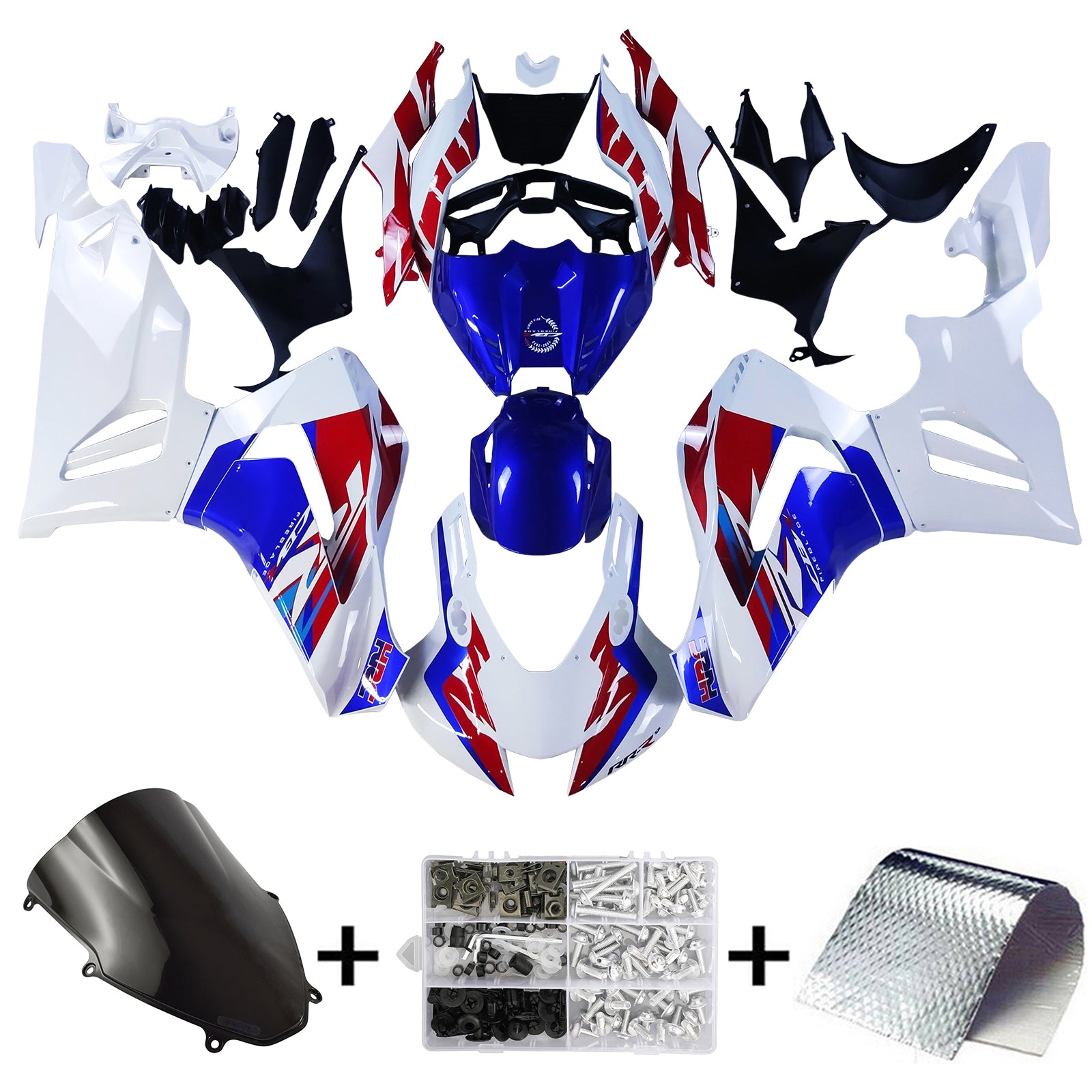 혼다 CBR1000RR-R 2020-2023 페어링 키트 차체 플라스틱 ABS